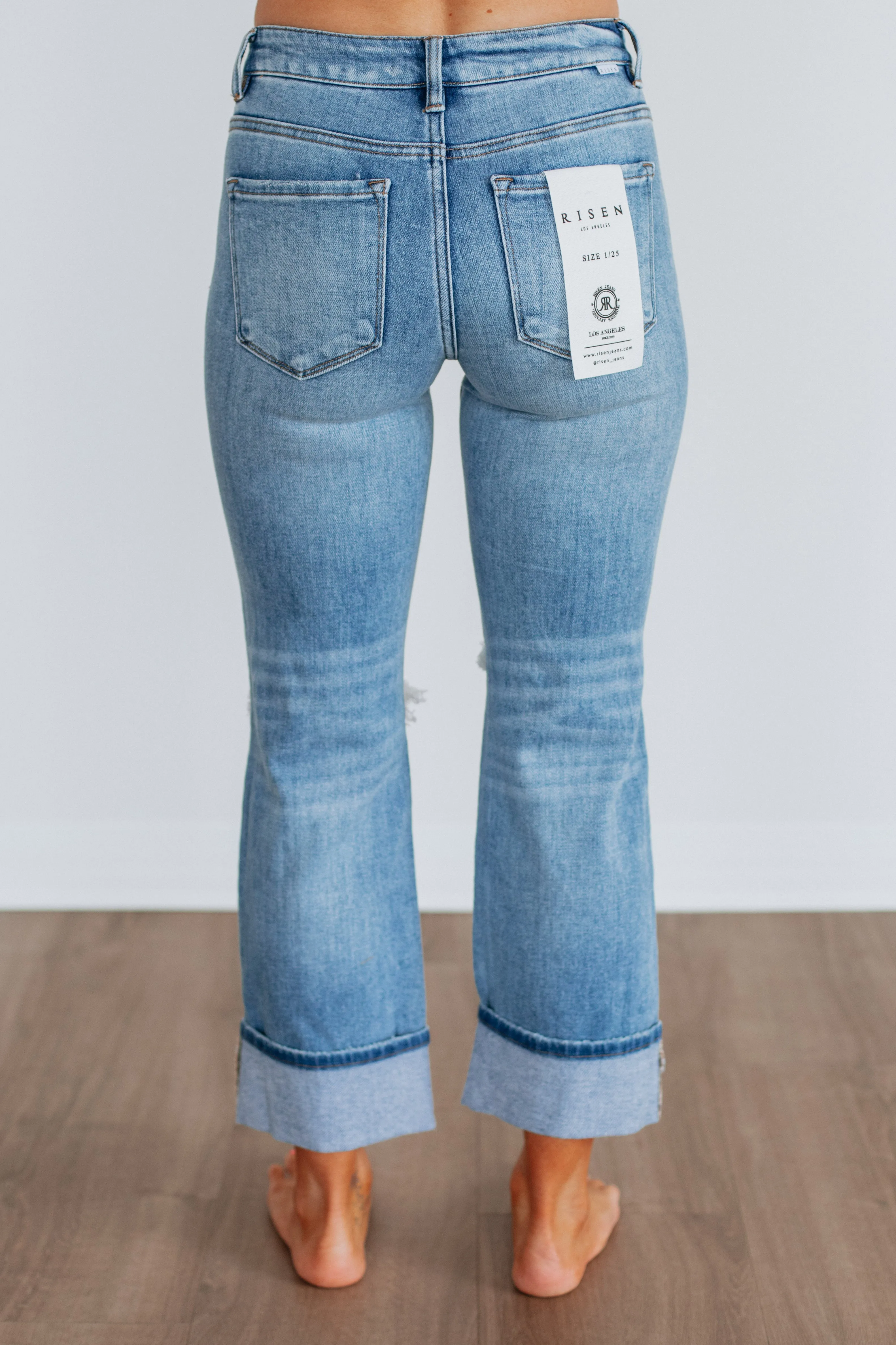 Lia Risen Jeans sold by Wild Oak Boutique product image thumbnail 4