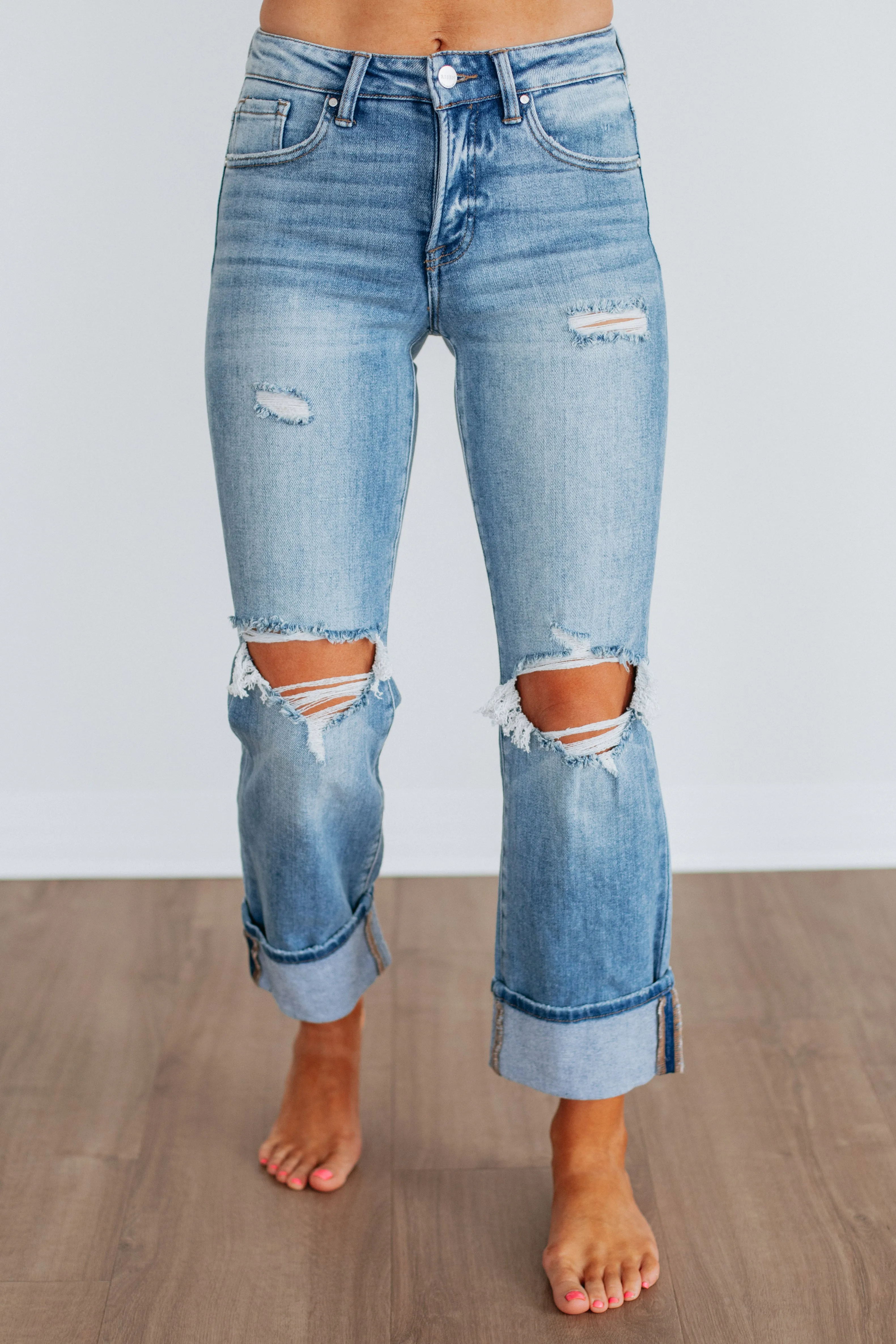 Lia Risen Jeans sold by Wild Oak Boutique
