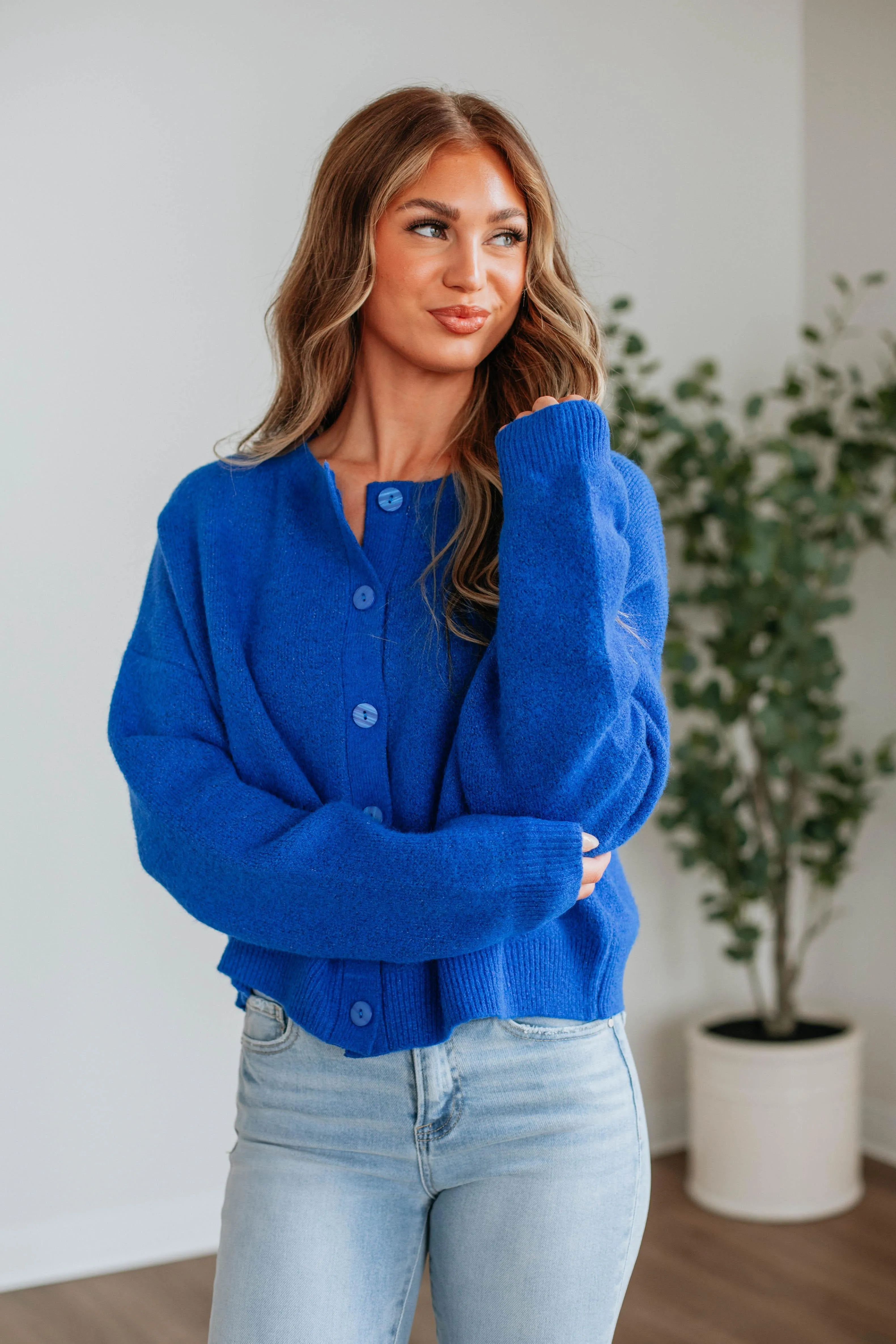 Kassi Cardigan - Royal Blue sold by Wild Oak Boutique product image thumbnail 2