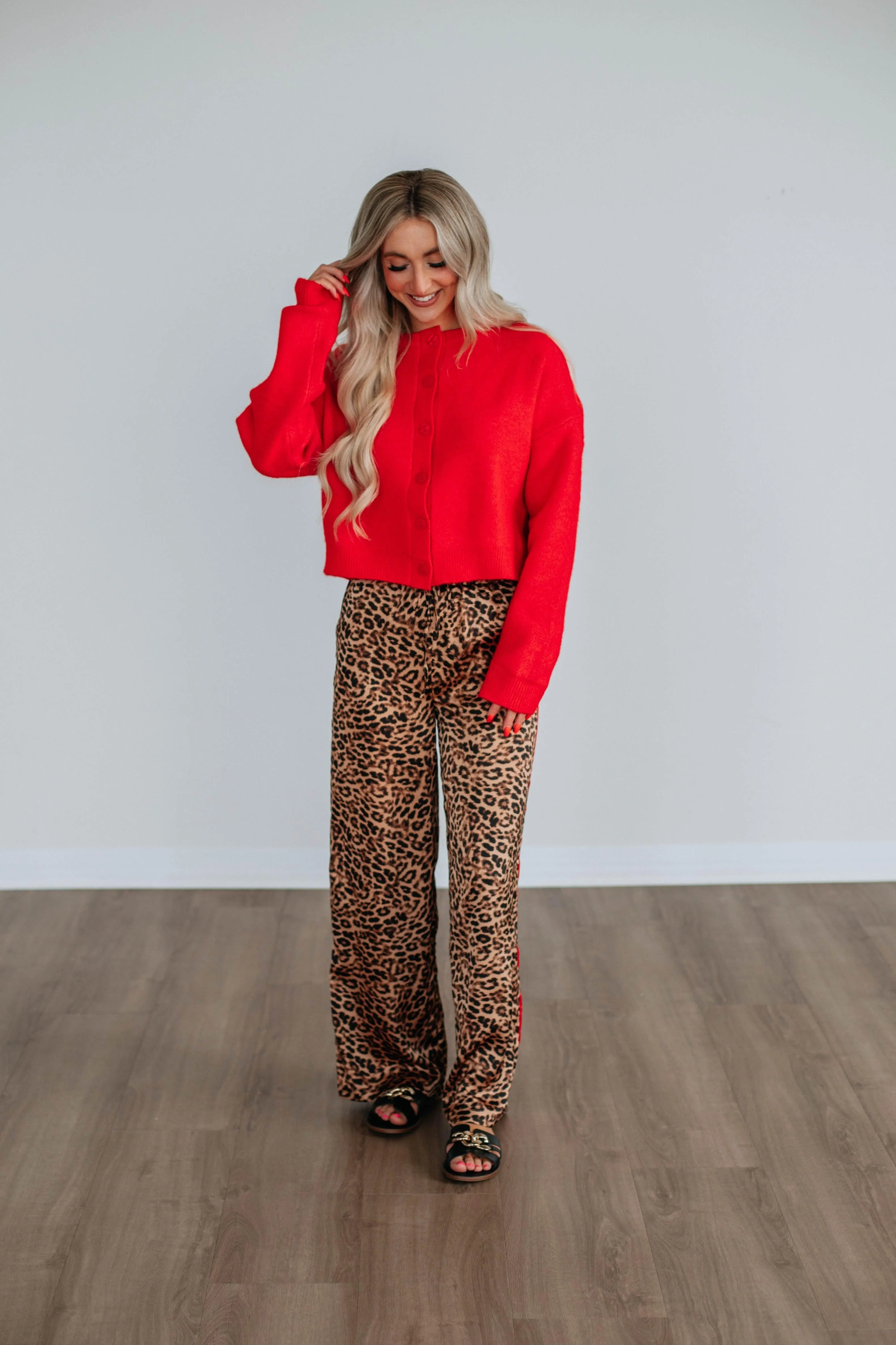 Kassi Cardigan - Cherry sold by Wild Oak Boutique product image thumbnail 2