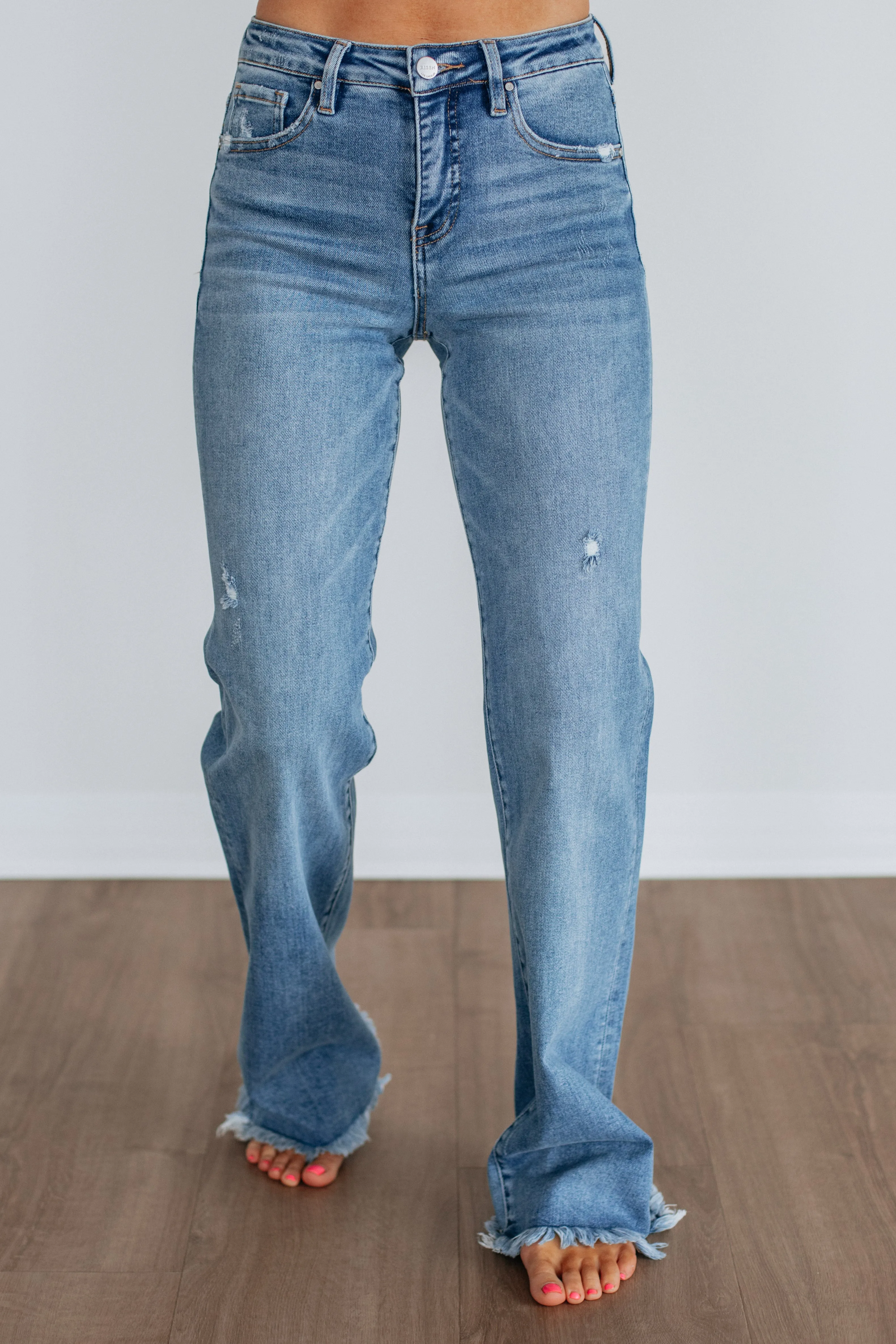 Torren Risen Jeans - Medium Wash sold by Wild Oak Boutique product image thumbnail 5