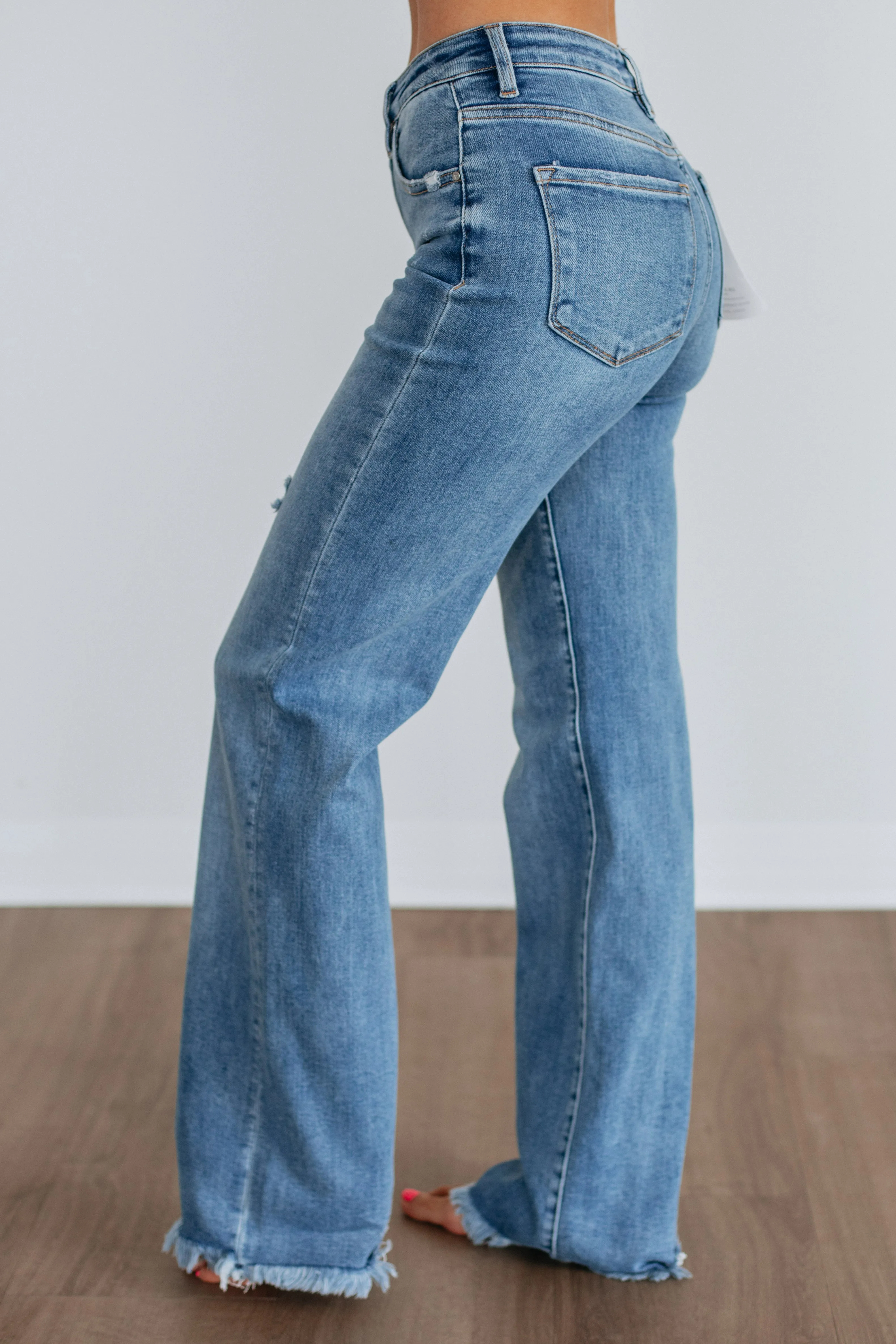 Torren Risen Jeans - Medium Wash sold by Wild Oak Boutique product image thumbnail 2
