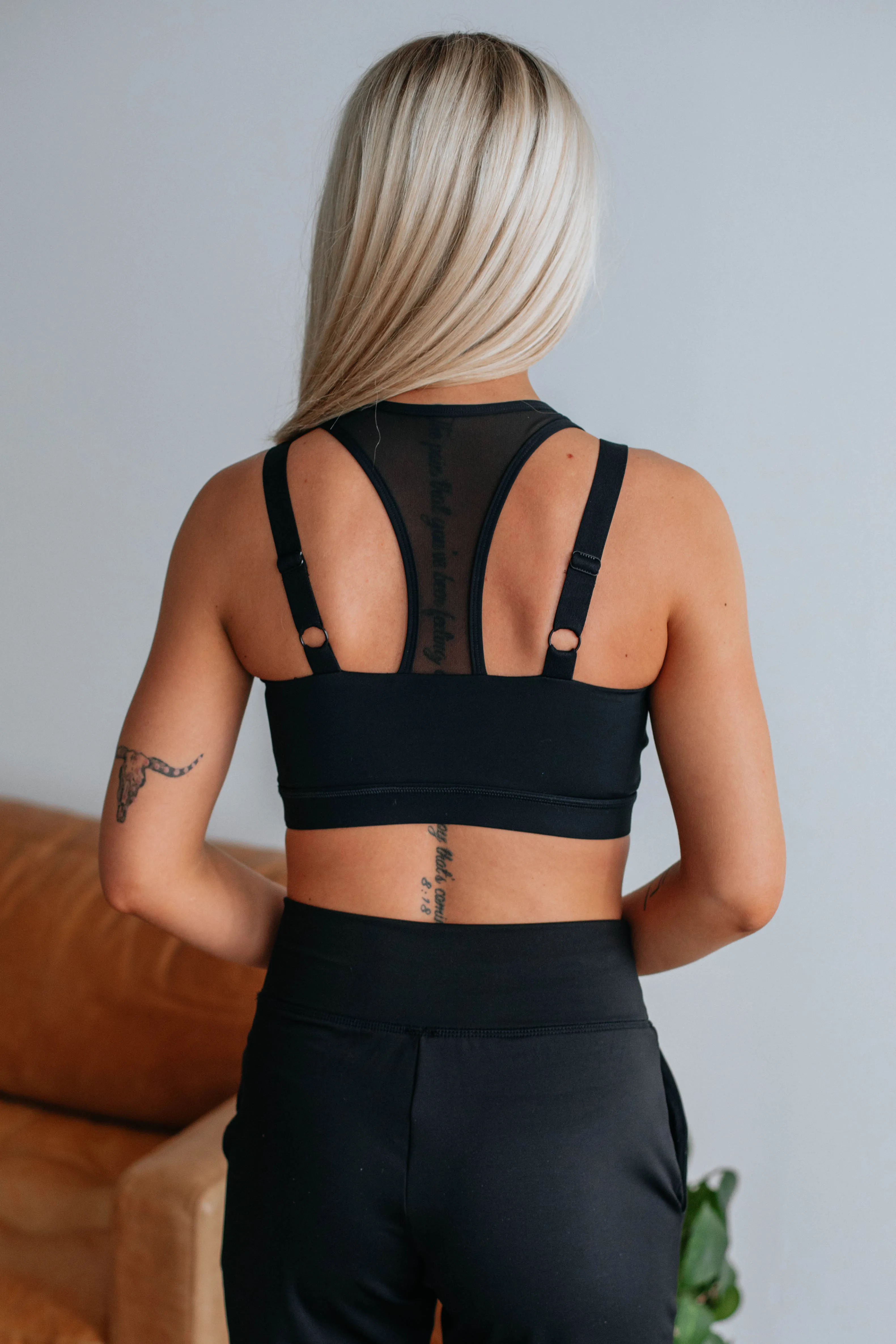 Zalen Sports Bra - Black sold by Wild Oak Boutique product image thumbnail 3