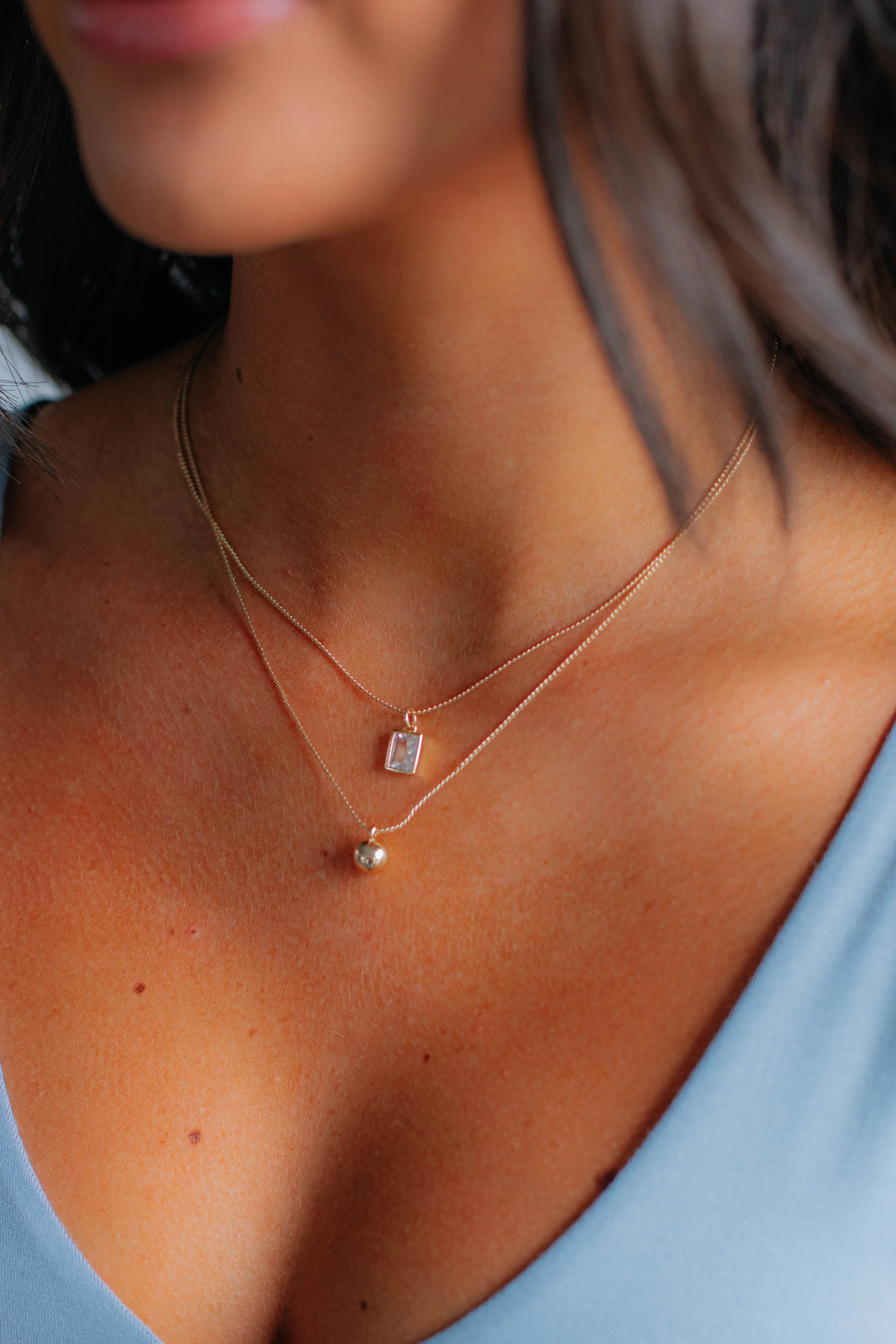 Diana Layered Necklace - Gold sold by Wild Oak Boutique product image thumbnail 3