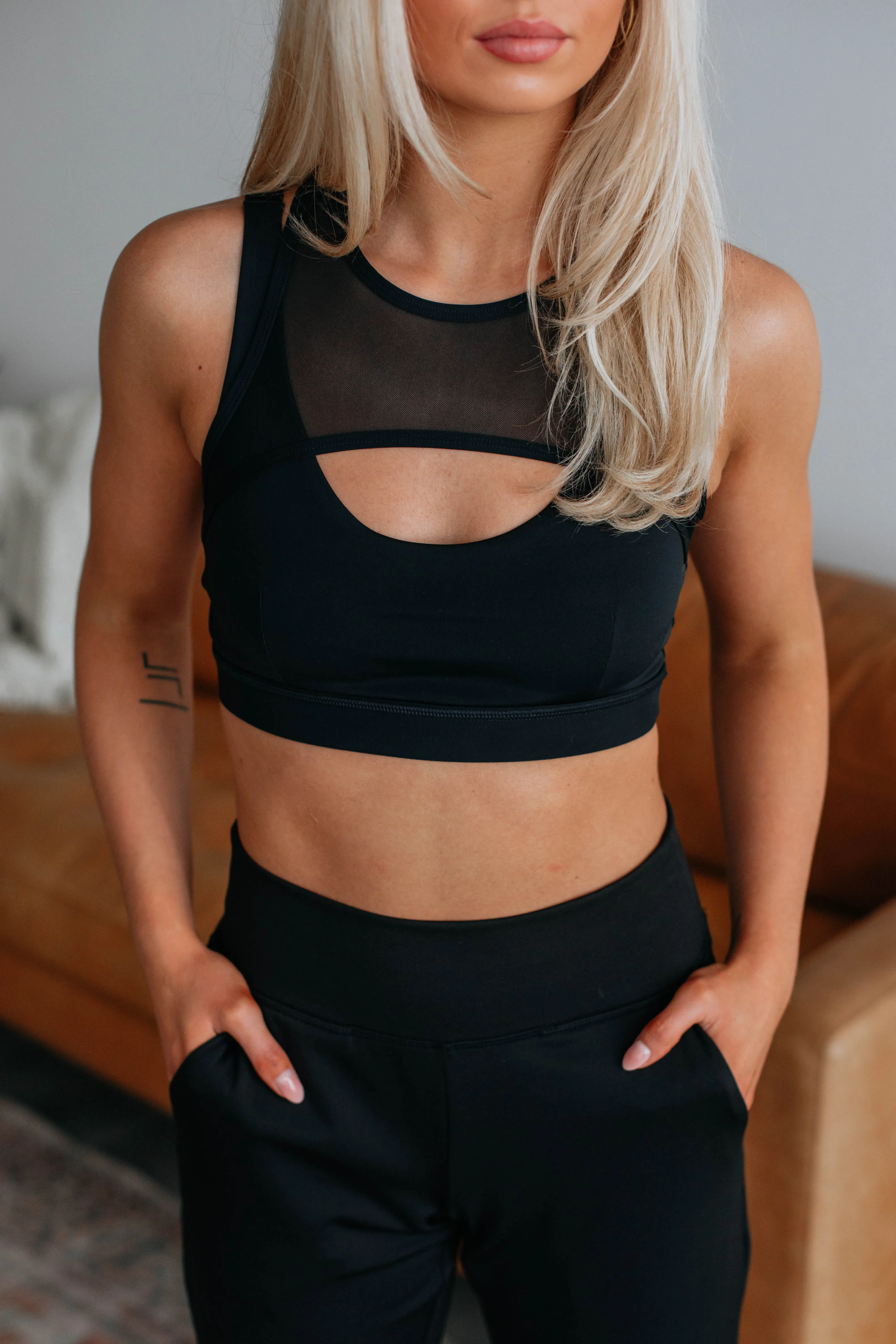 Zalen Sports Bra - Black sold by Wild Oak Boutique product image thumbnail 2
