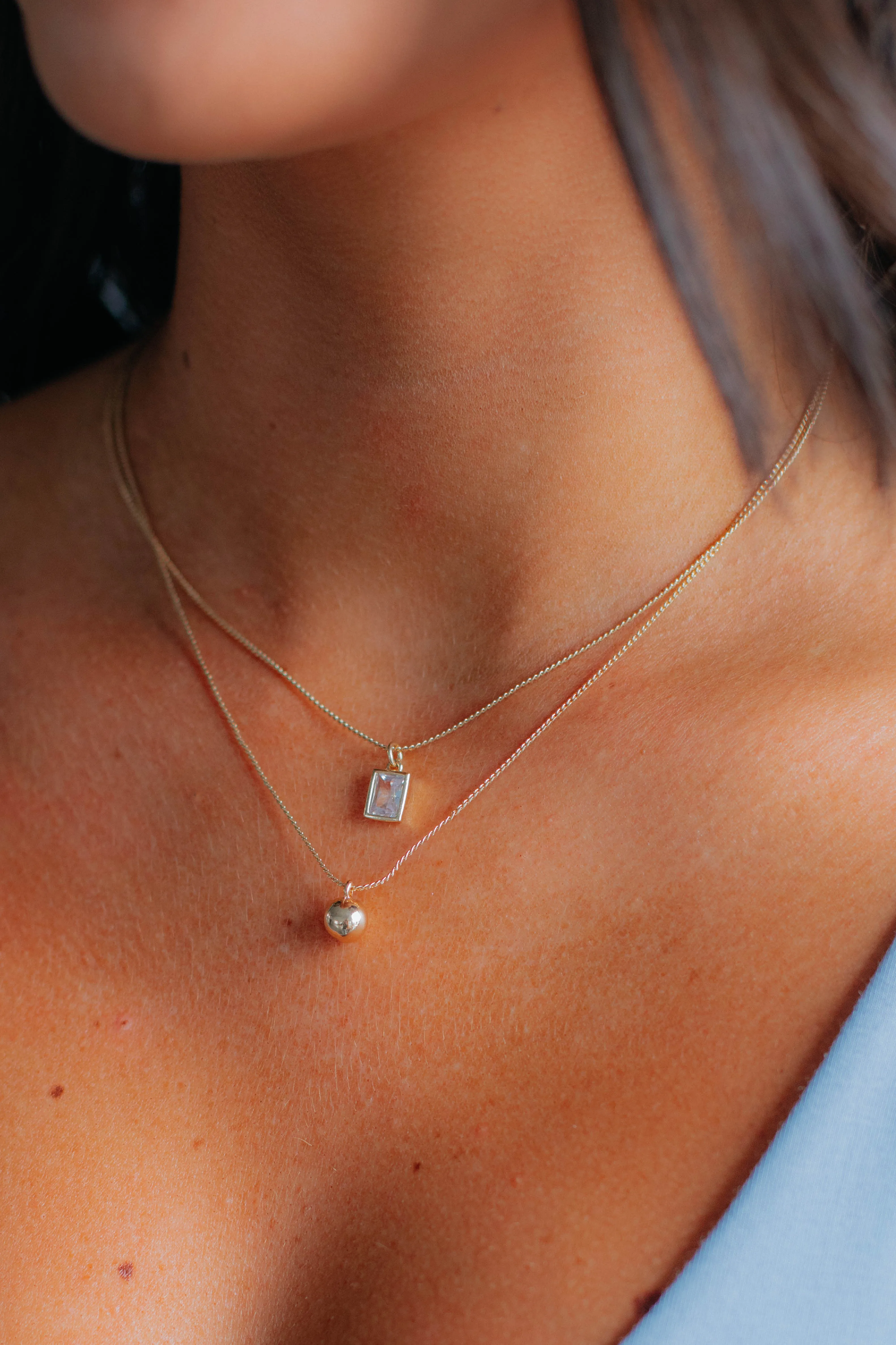 Diana Layered Necklace - Gold sold by Wild Oak Boutique product image thumbnail 2