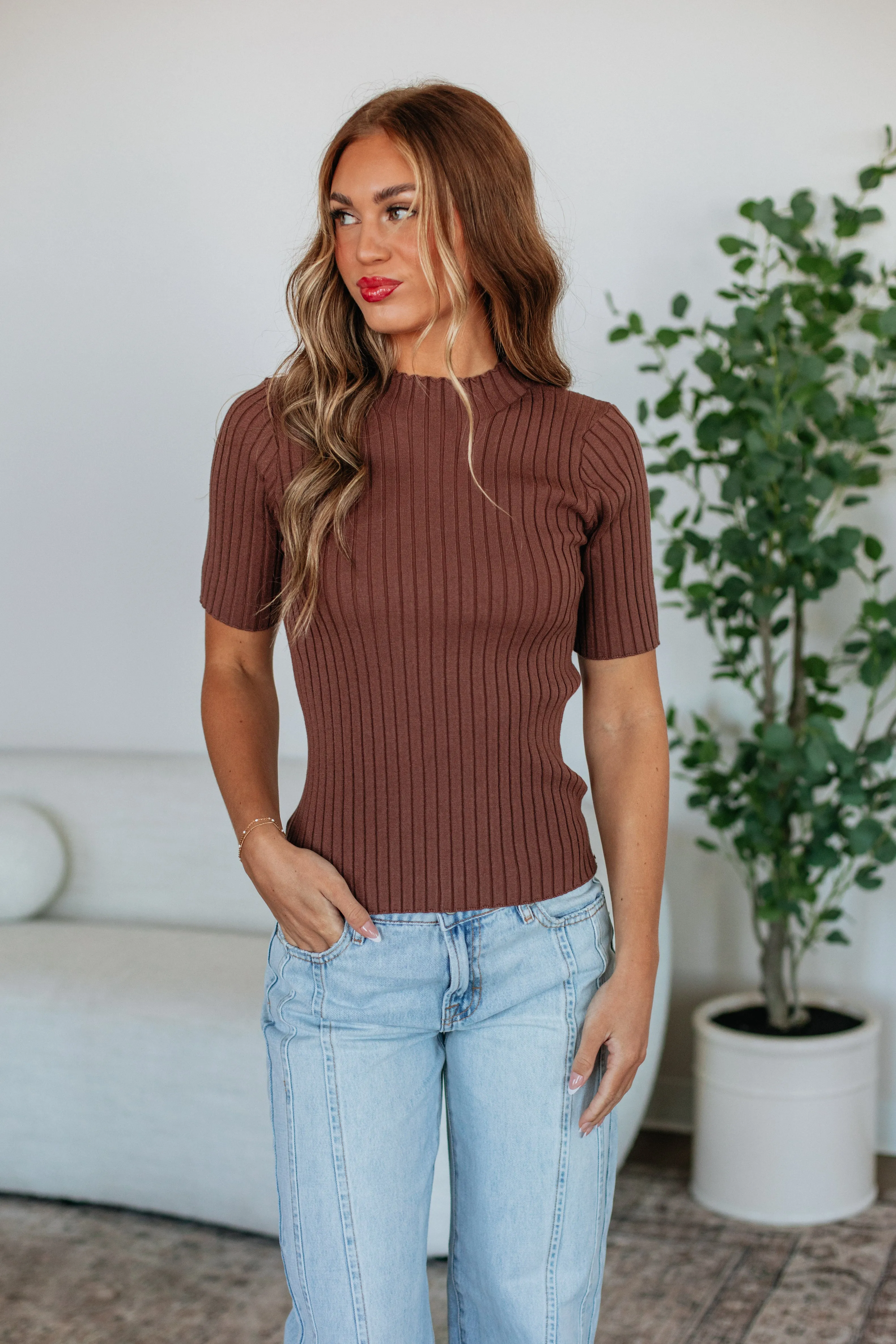 Rosa Ribbed Top sold by Wild Oak Boutique product image thumbnail 4