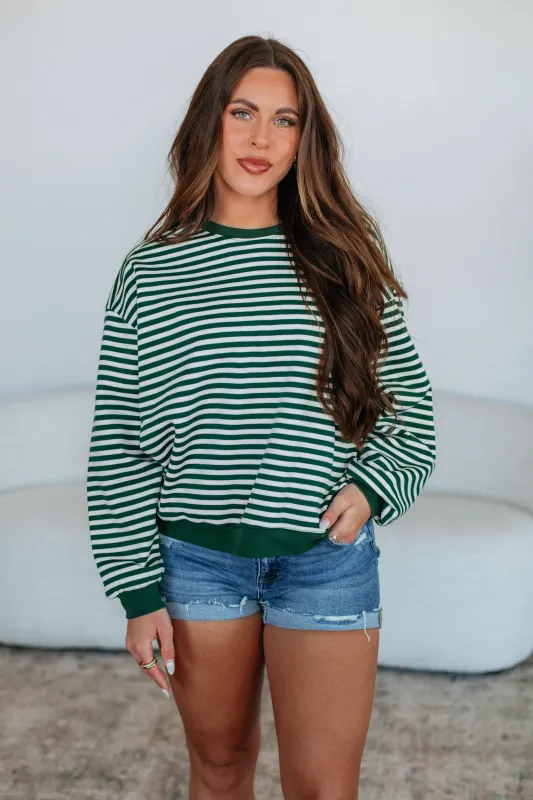 Janney Striped Top sold by Wild Oak Boutique