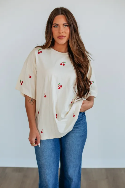 Feeling Fruity Oversized Tee sold by Wild Oak Boutique