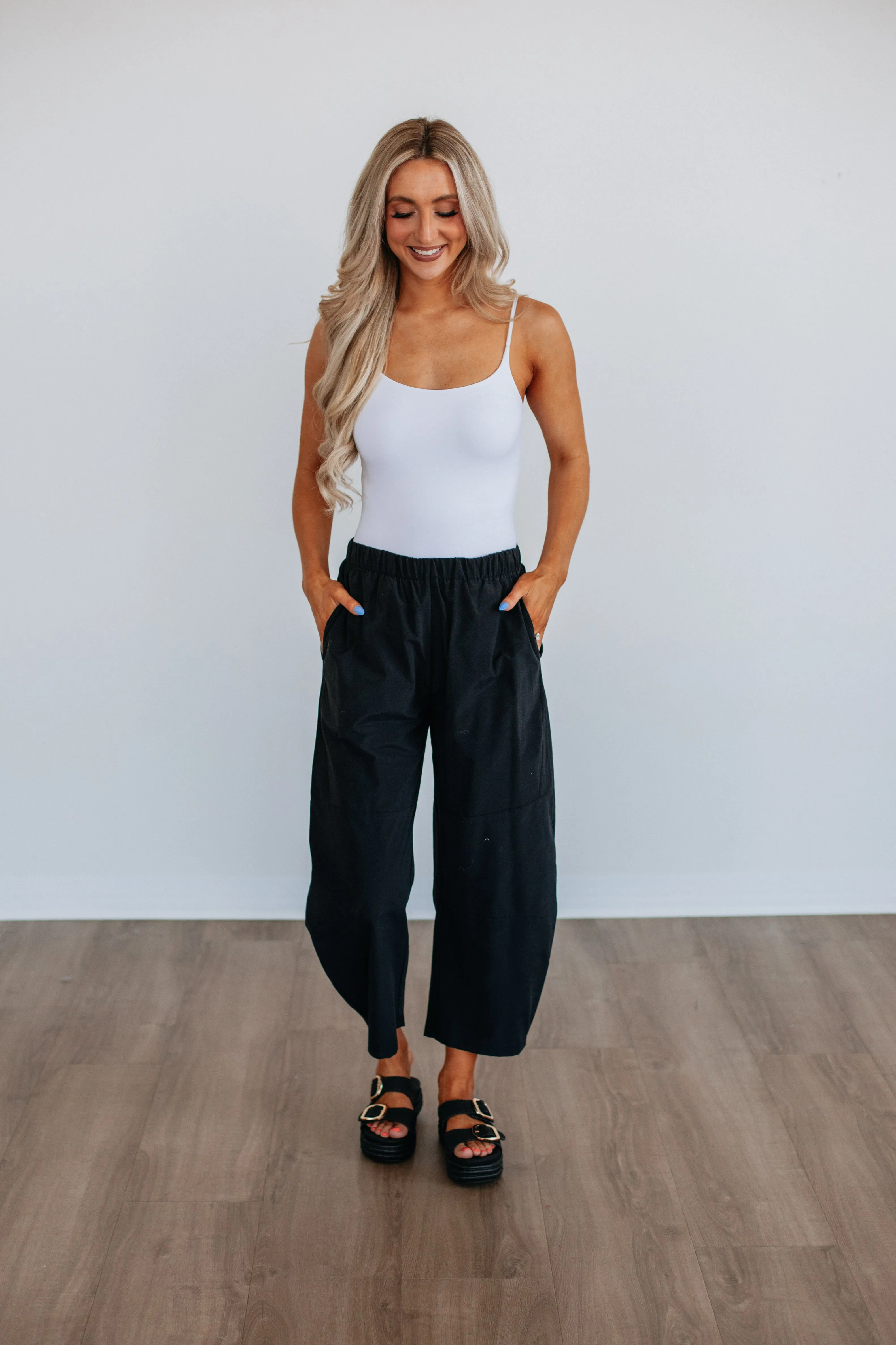 Bryson Barrel Pants sold by Wild Oak Boutique