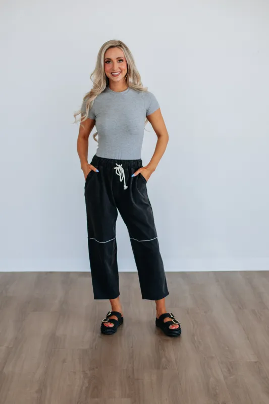 Making Things Right Pants - Vintage Black sold by Wild Oak Boutique