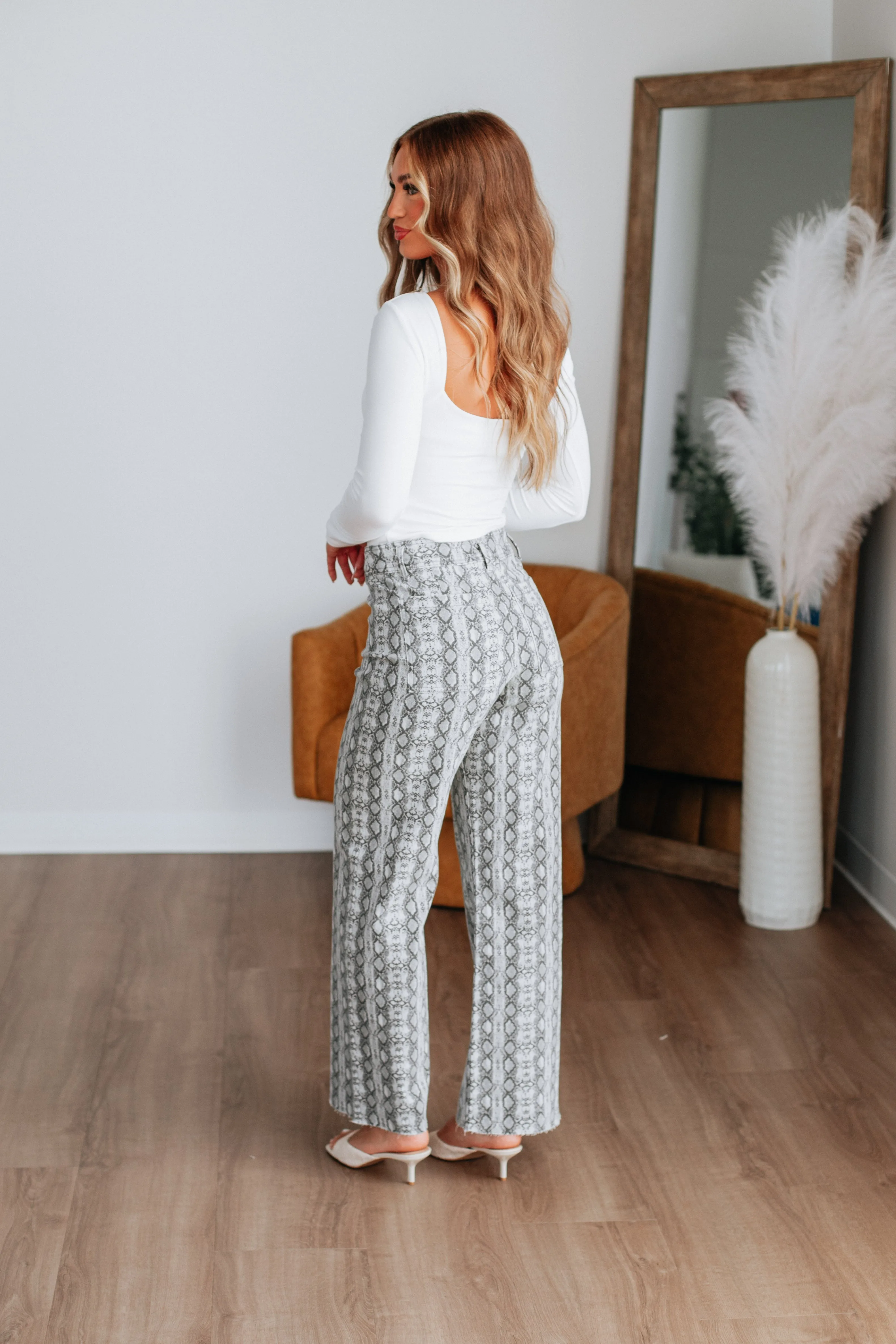 Scale Back Wide Leg Pants sold by Wild Oak Boutique product image thumbnail 4