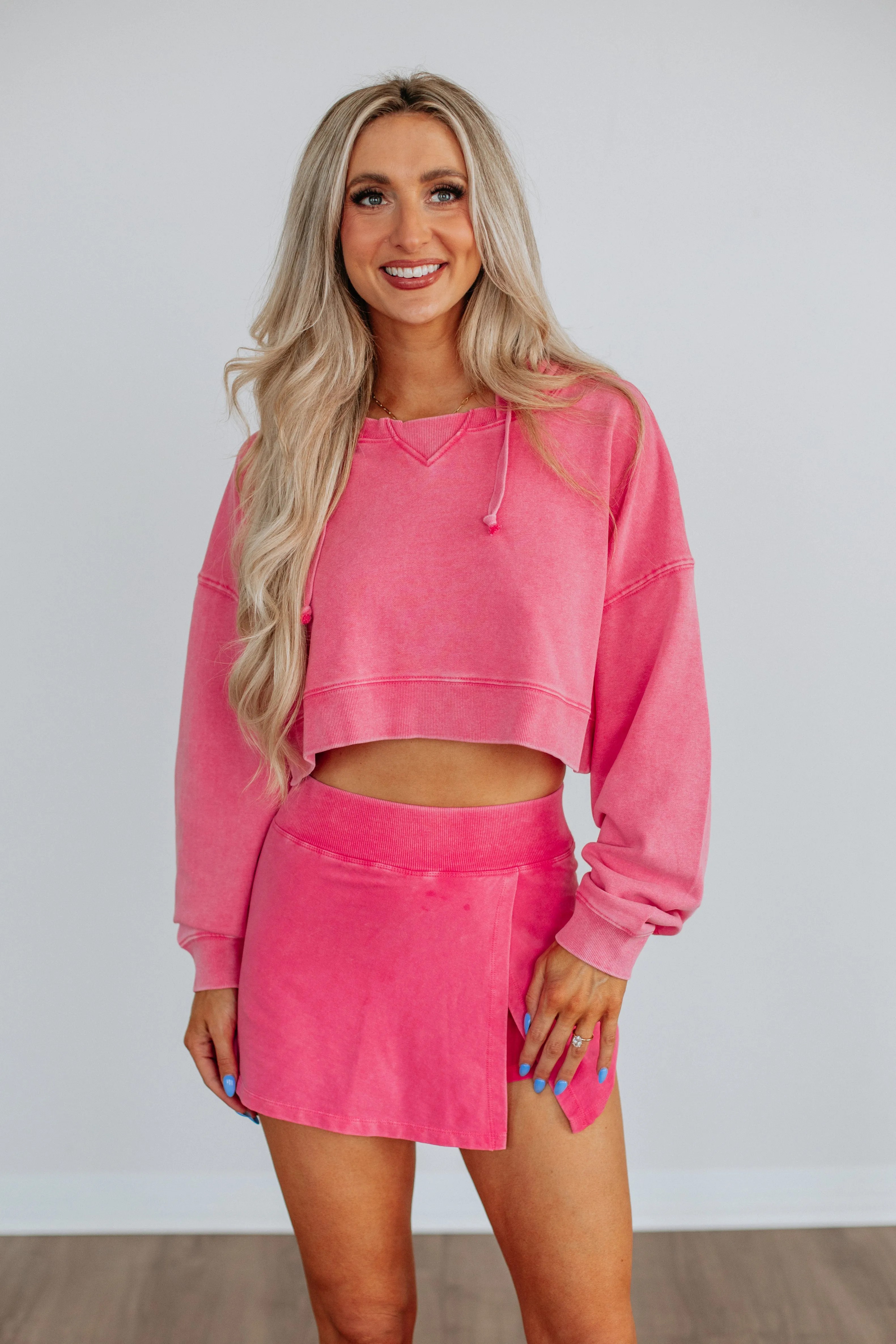 Nia Lounge Skort sold by Wild Oak Boutique product image thumbnail 3