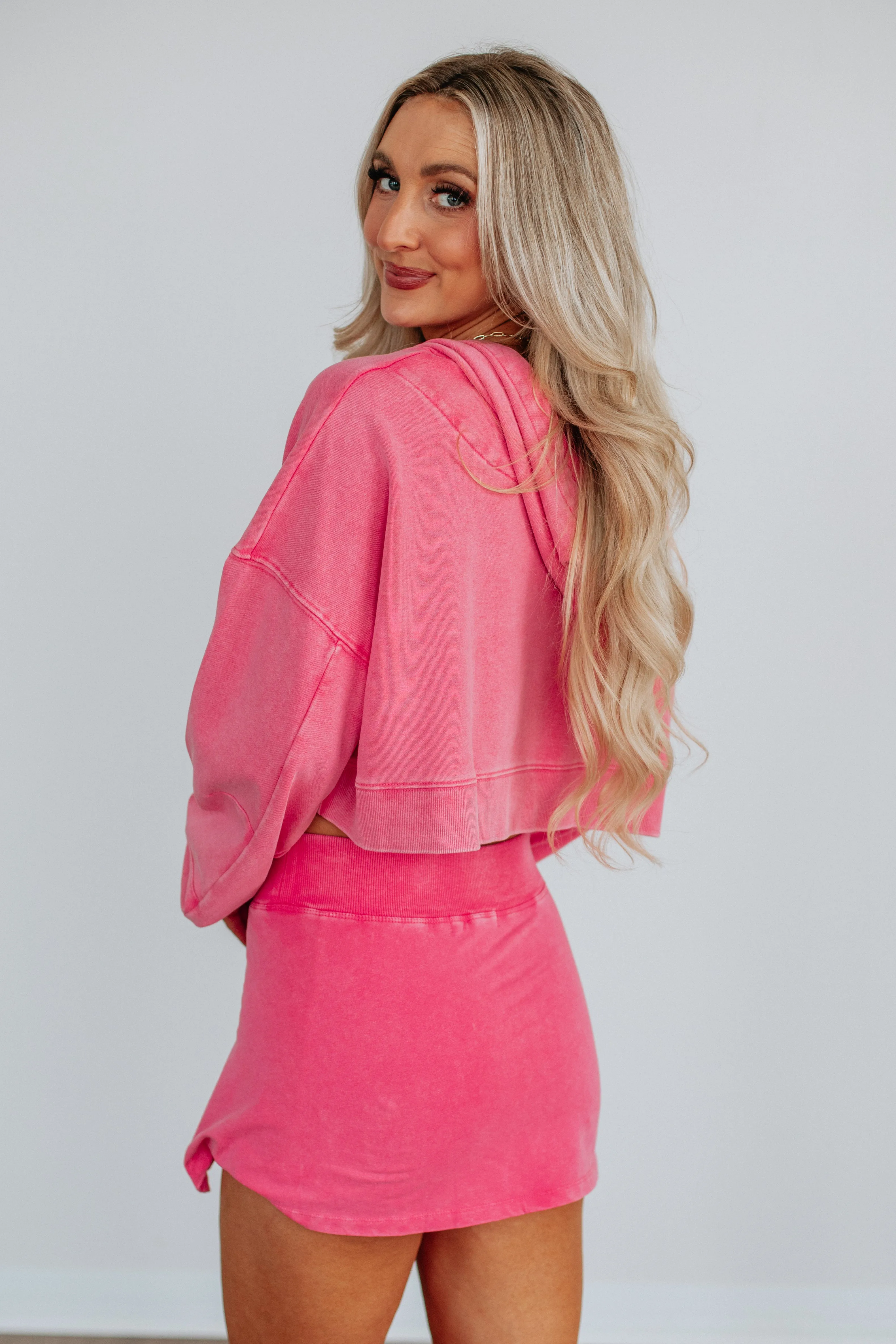 Nia Lounge Skort sold by Wild Oak Boutique product image thumbnail 4