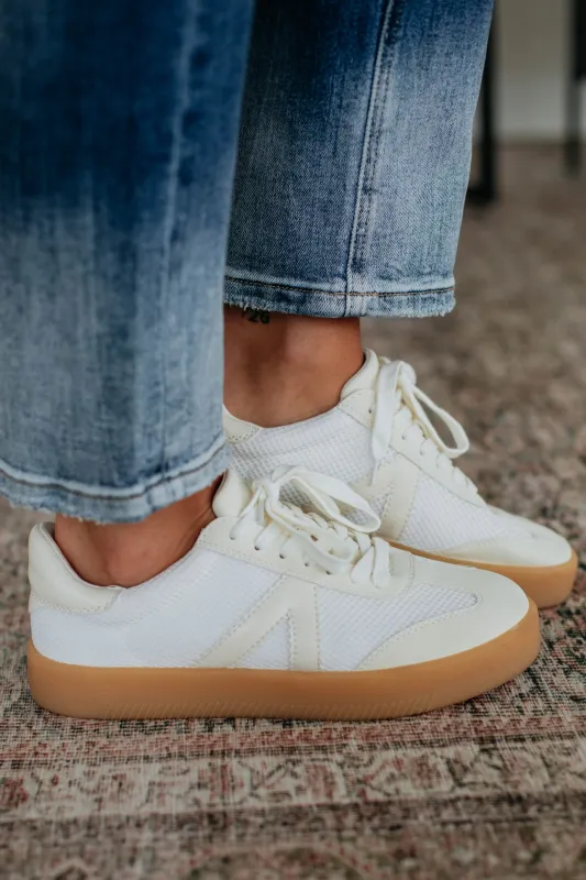 Watch Your Step Sneakers - Natural Mix sold by Wild Oak Boutique