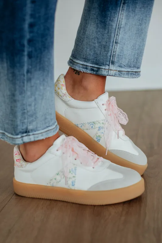 Watch Your Step Sneakers - Blush Mix sold by Wild Oak Boutique