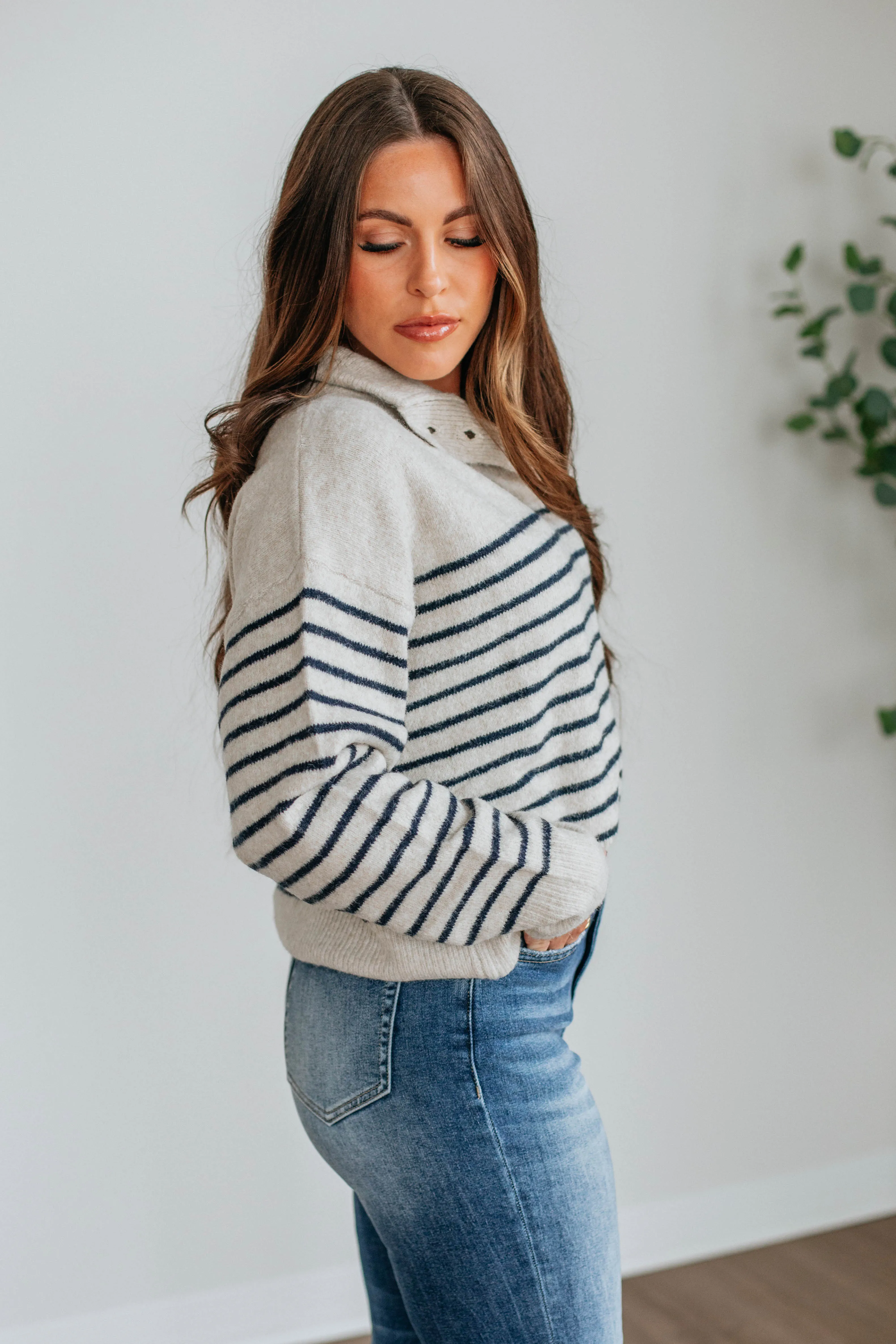 Tristen Striped Pullover sold by Wild Oak Boutique product image thumbnail 3