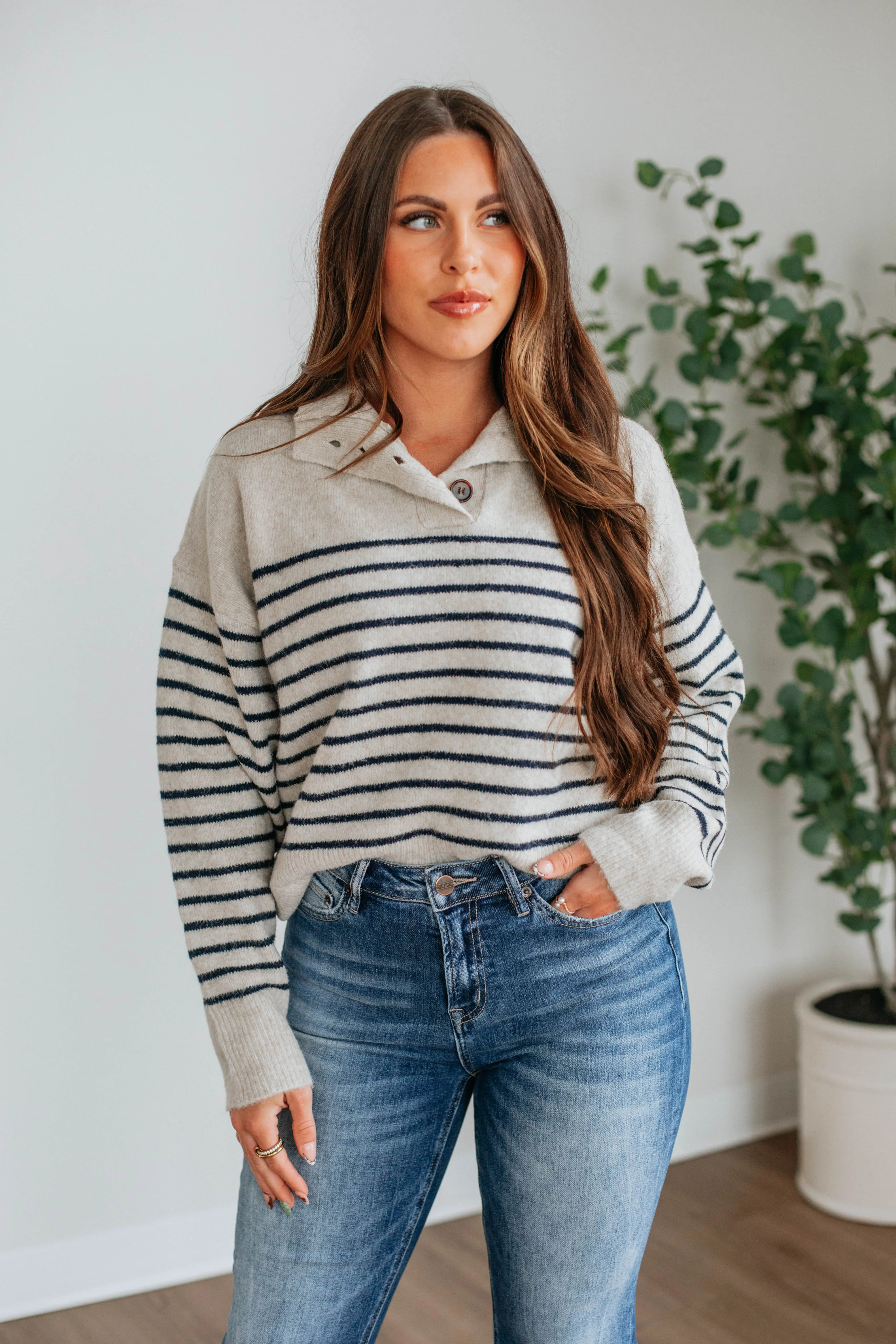 Tristen Striped Pullover sold by Wild Oak Boutique product image thumbnail 4