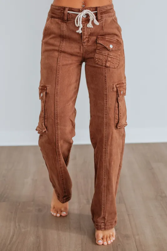 Tabba Risen Cargo Jeans sold by Wild Oak Boutique