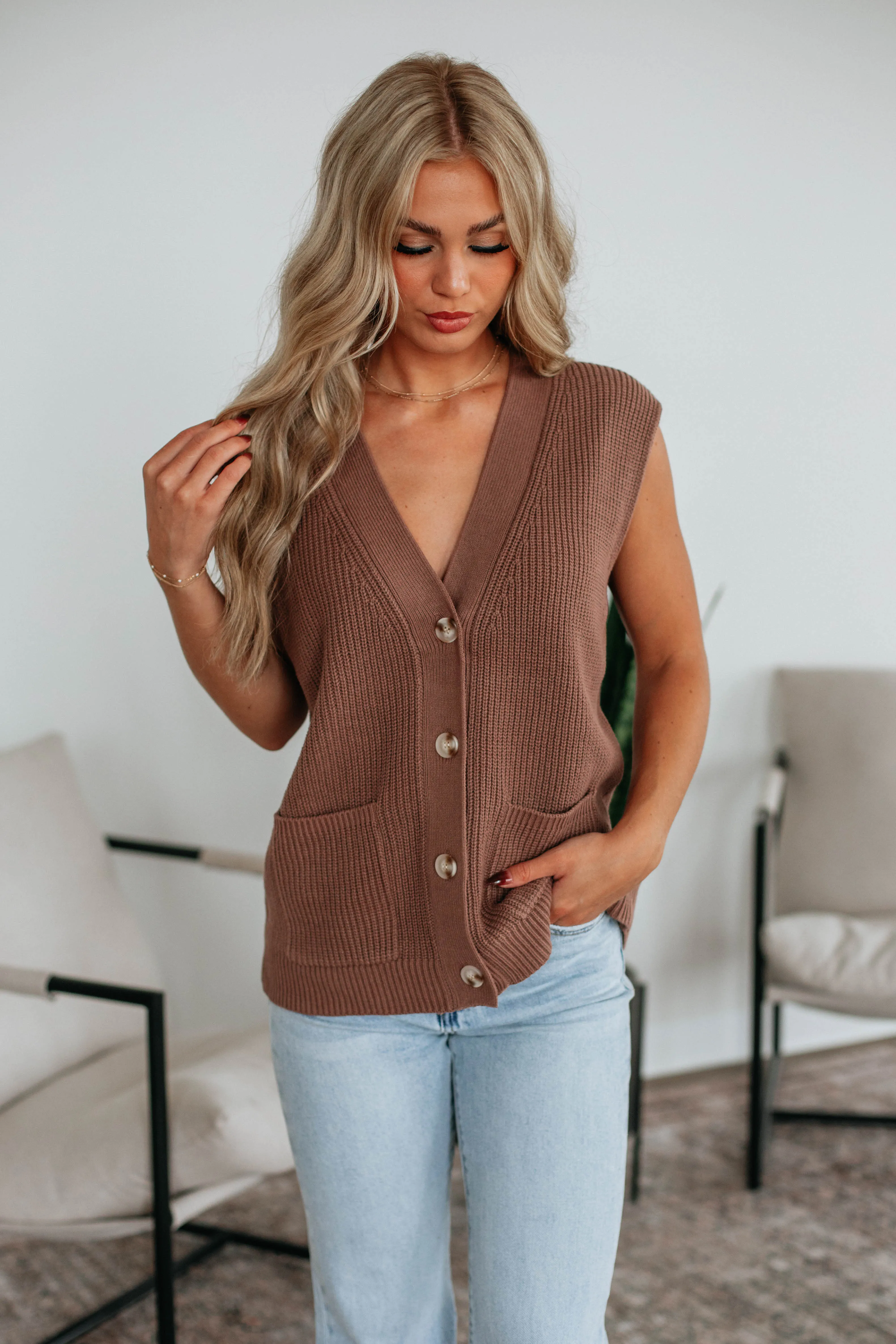 Ruby Sweater Vest sold by Wild Oak Boutique product image thumbnail 3