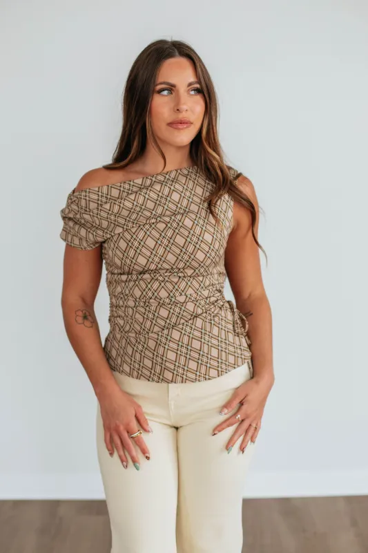 Katryna Ruched Top sold by Wild Oak Boutique