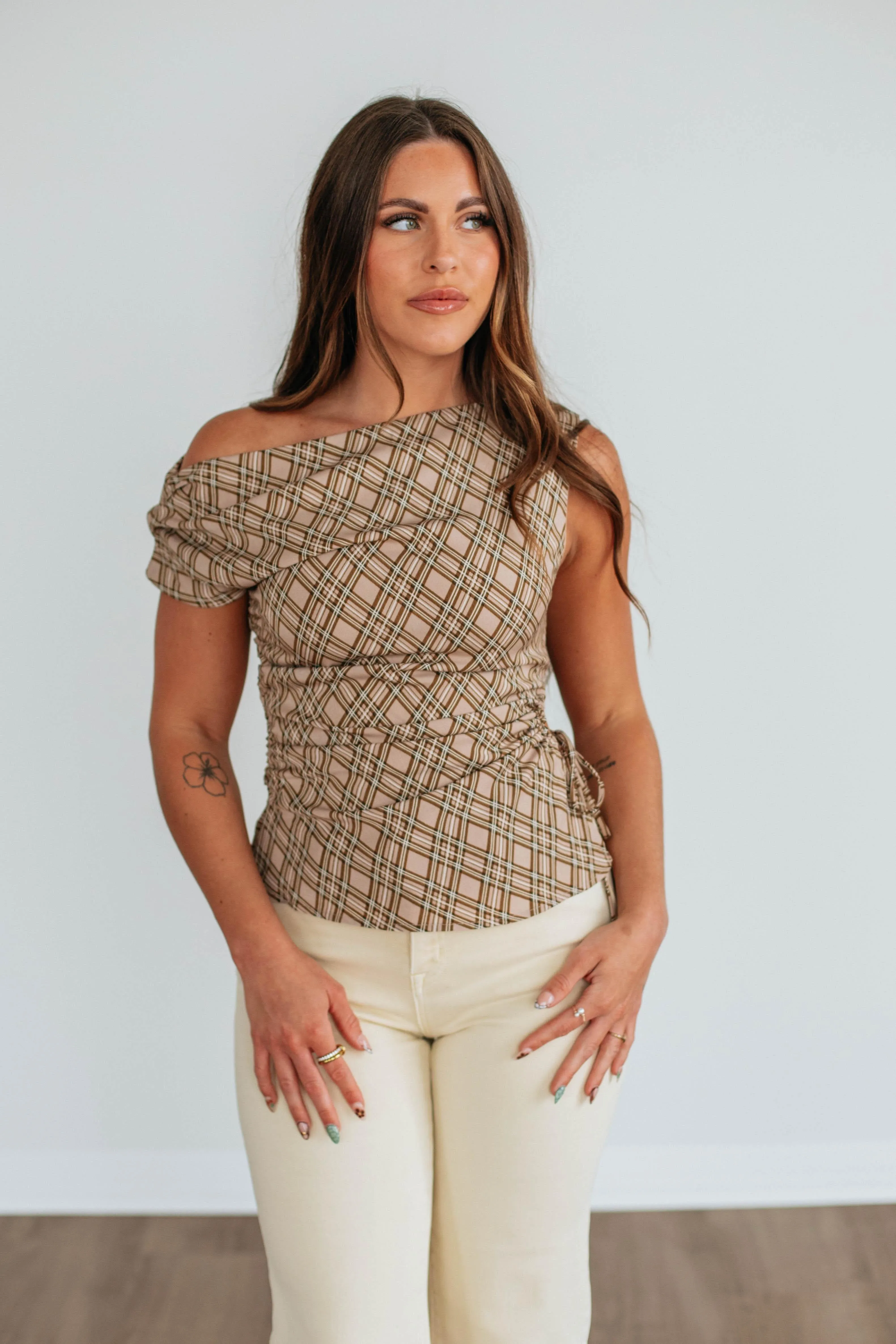 Katryna Ruched Top sold by Wild Oak Boutique