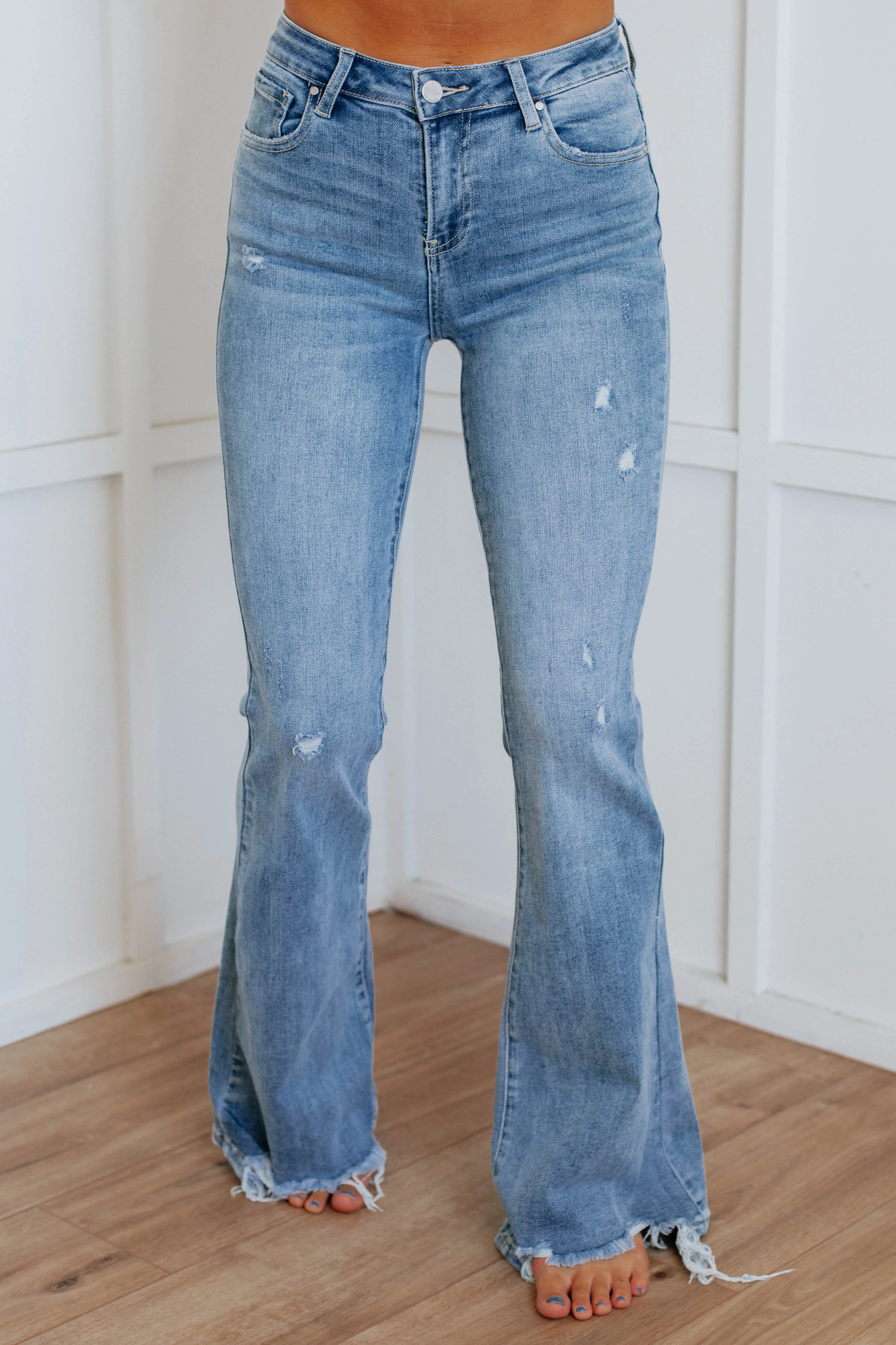 Samiya Risen Jeans - Light Wash sold by Wild Oak Boutique product image thumbnail 5