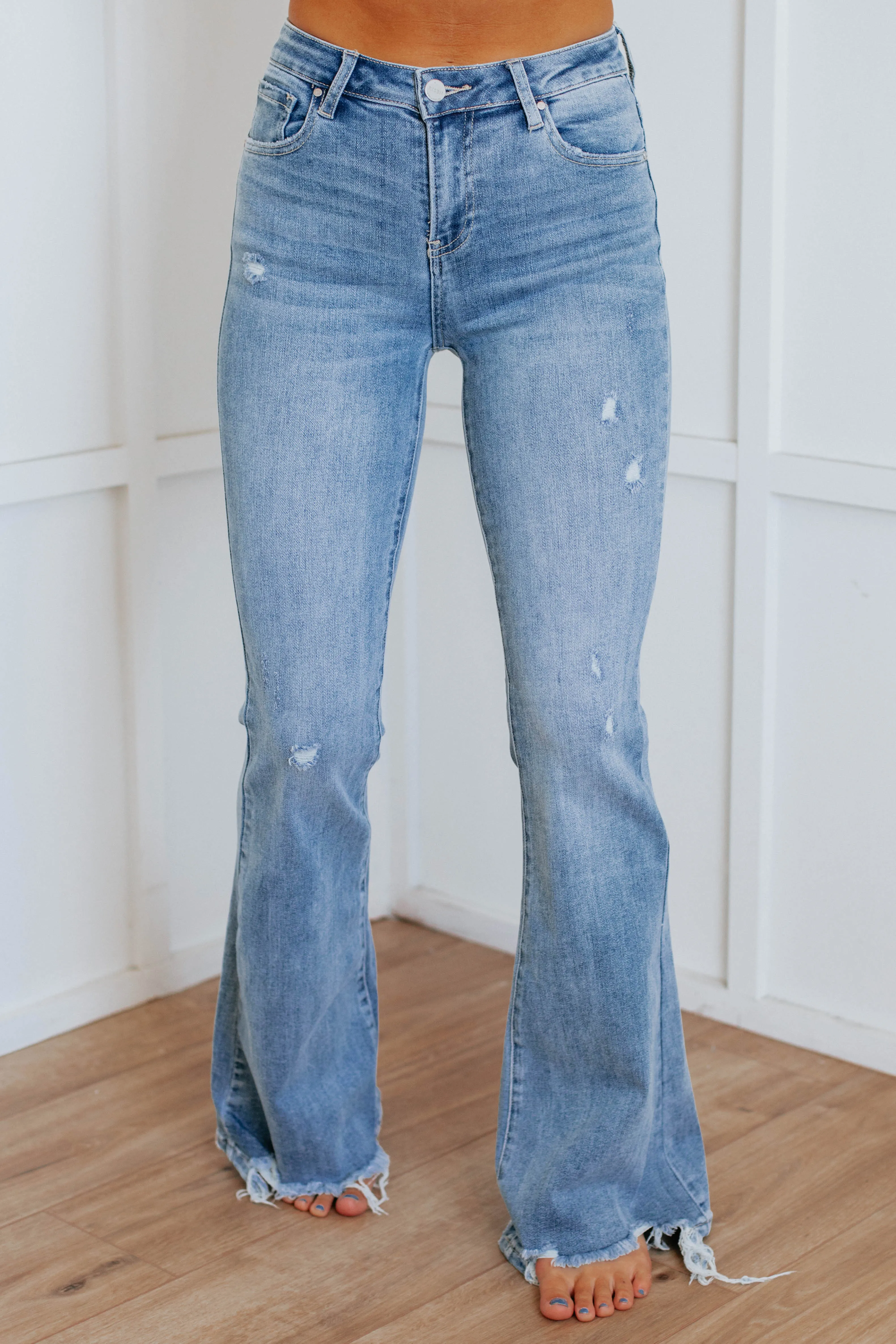 Samiya Risen Jeans - Light Wash sold by Wild Oak Boutique