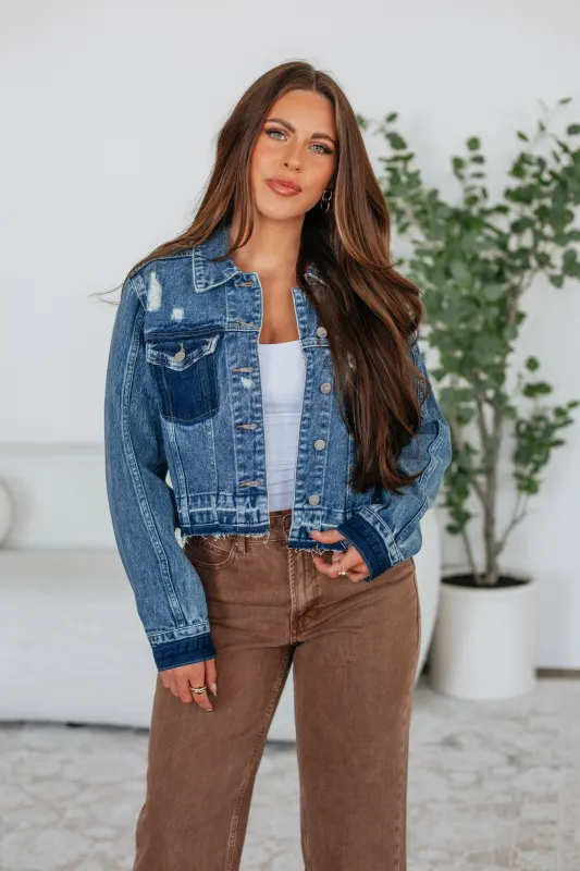 Rocco Denim Jacket sold by Wild Oak Boutique