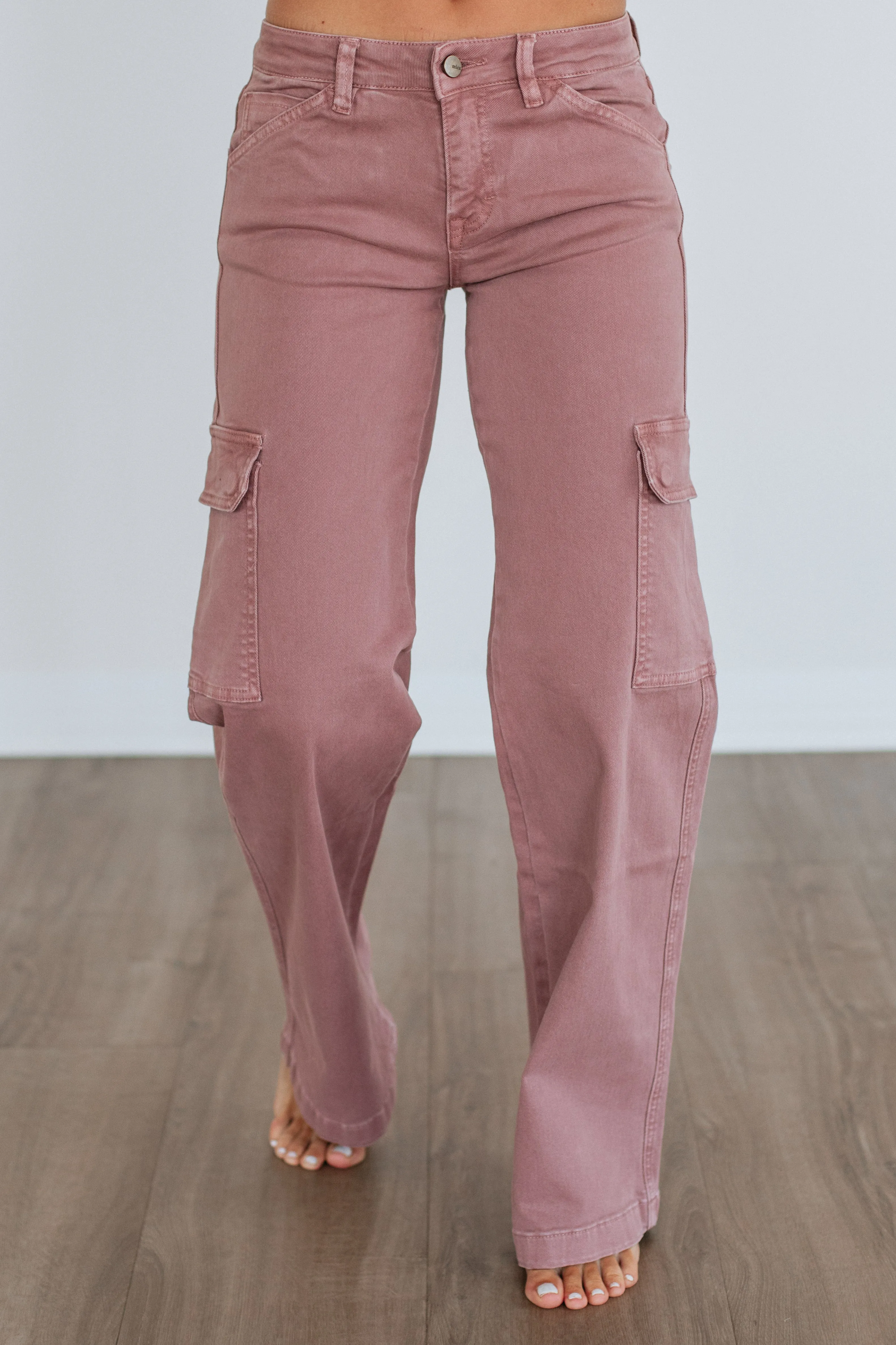 Lucy Mica Cargo Jeans sold by Wild Oak Boutique