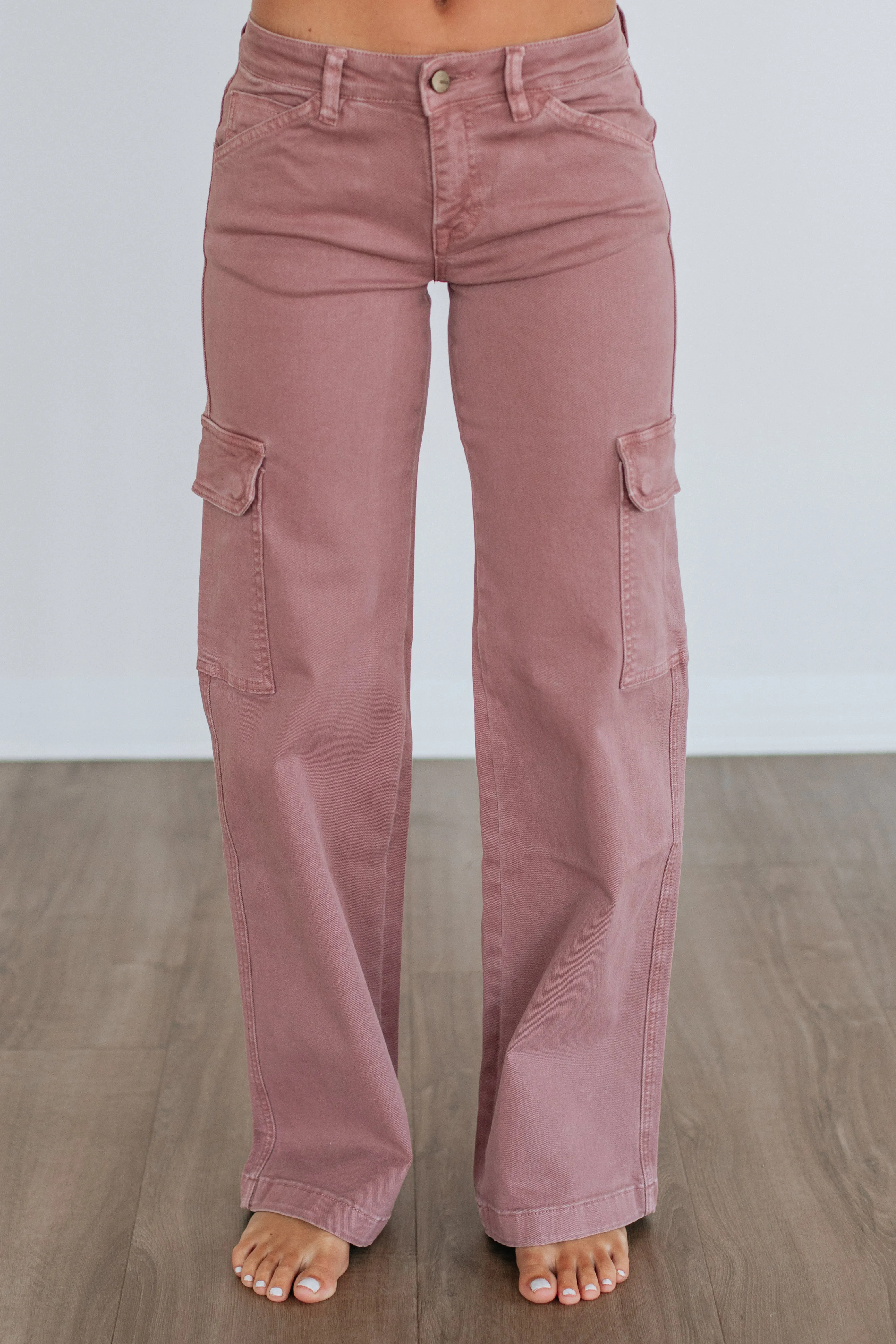 Lucy Mica Cargo Jeans sold by Wild Oak Boutique product image thumbnail 3