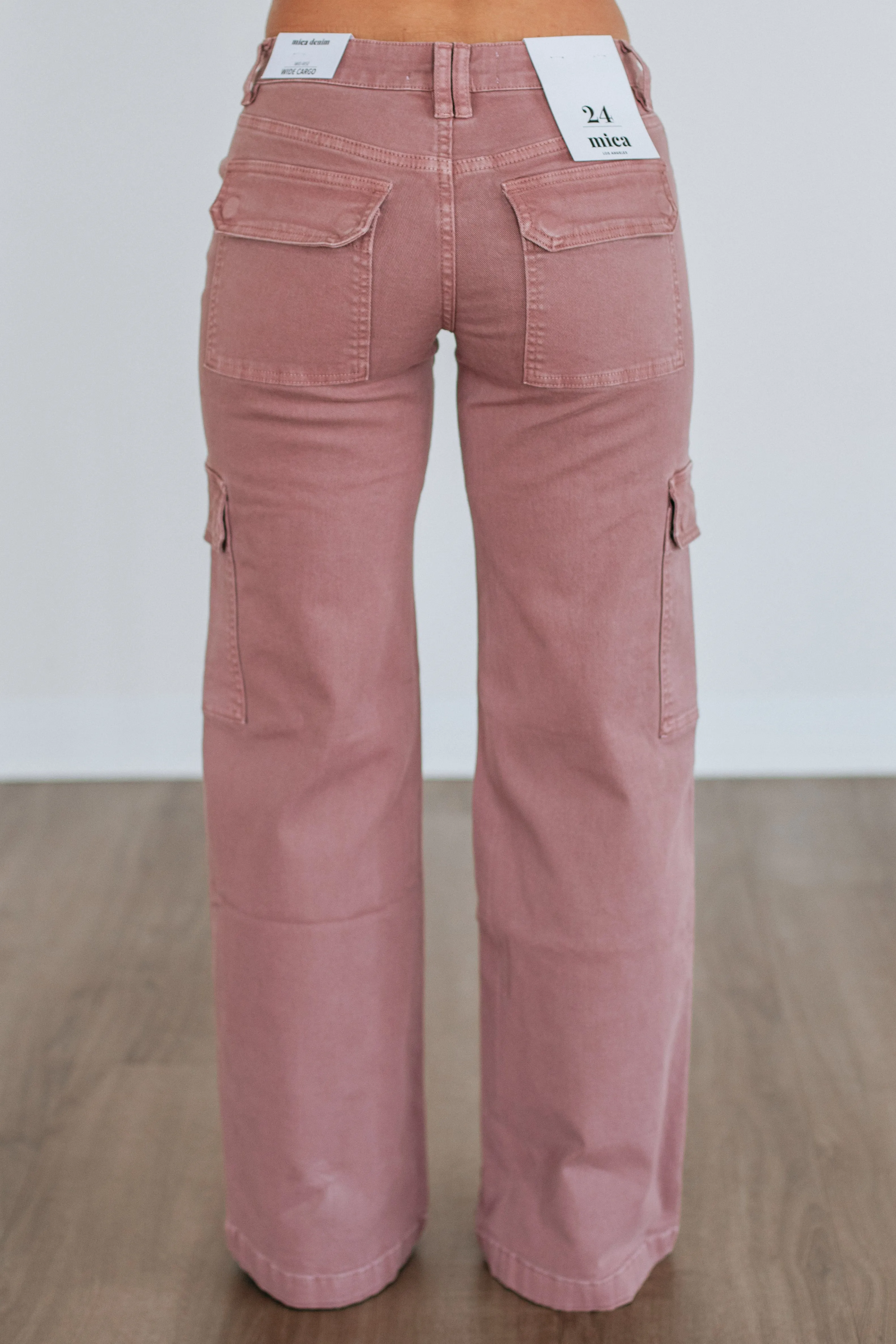 Lucy Mica Cargo Jeans sold by Wild Oak Boutique product image thumbnail 4