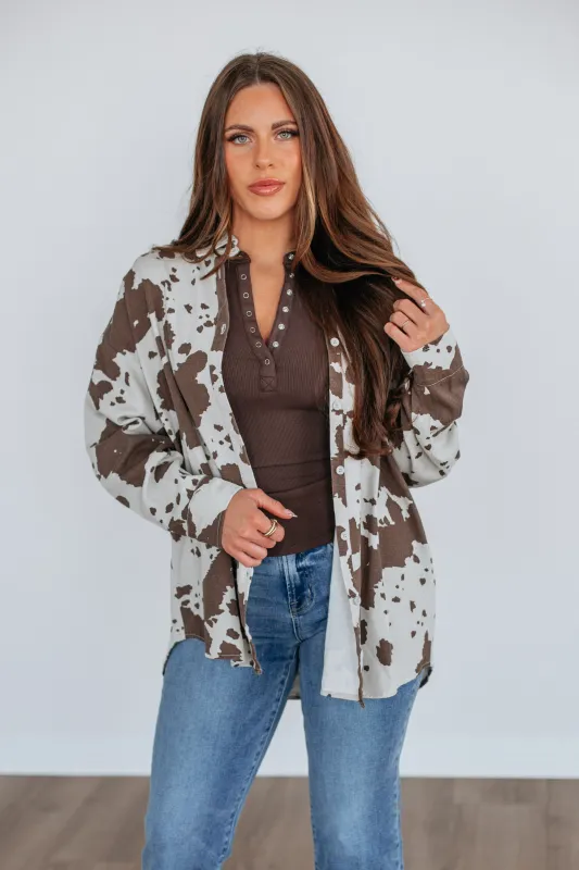 Langston Oversized Shacket sold by Wild Oak Boutique