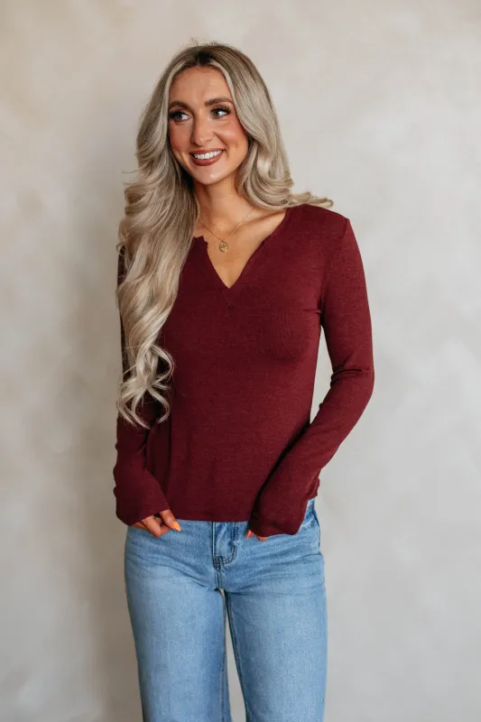Faye Long Sleeve Top sold by Wild Oak Boutique