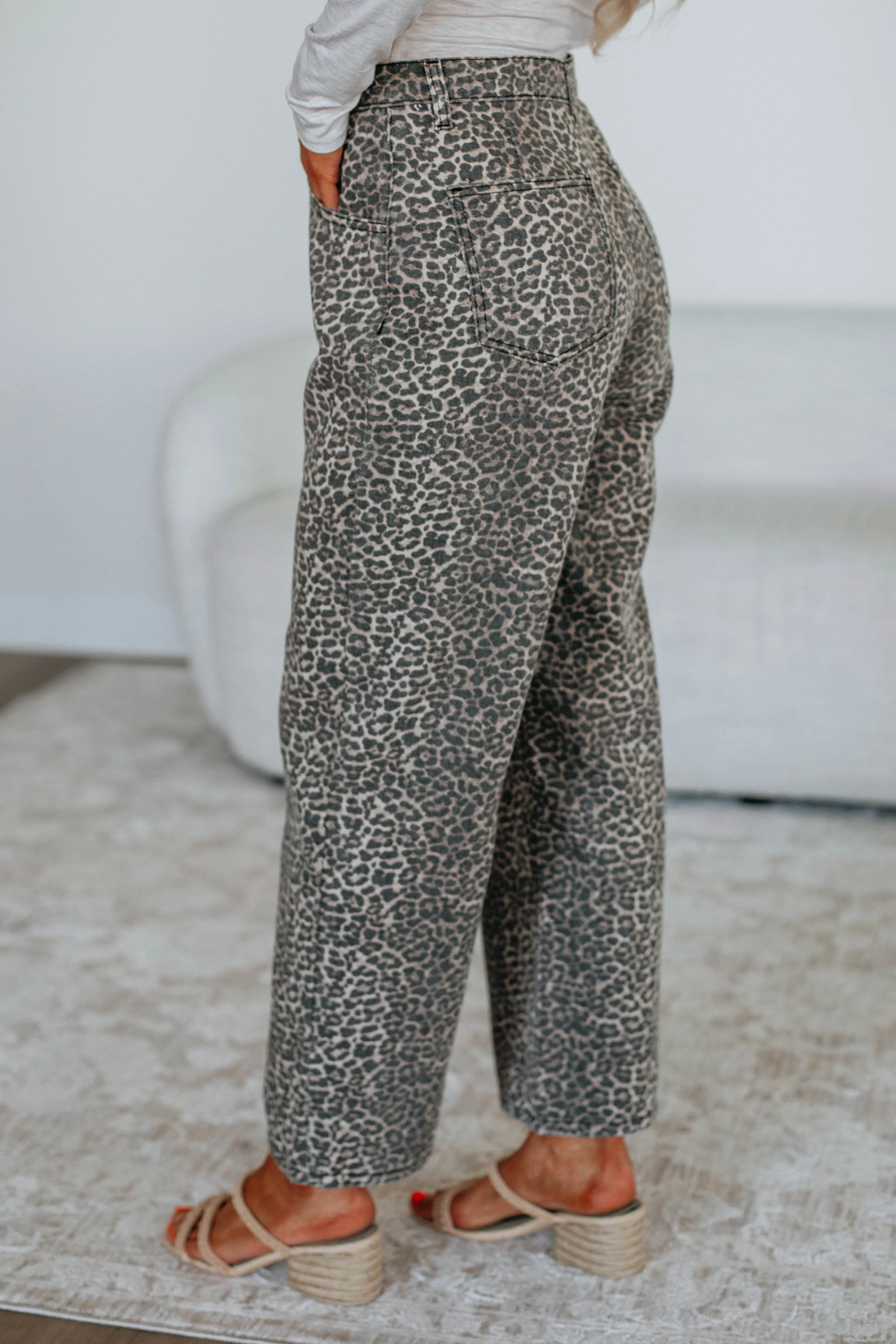 Britt Leopard Pants sold by Wild Oak Boutique product image thumbnail 3