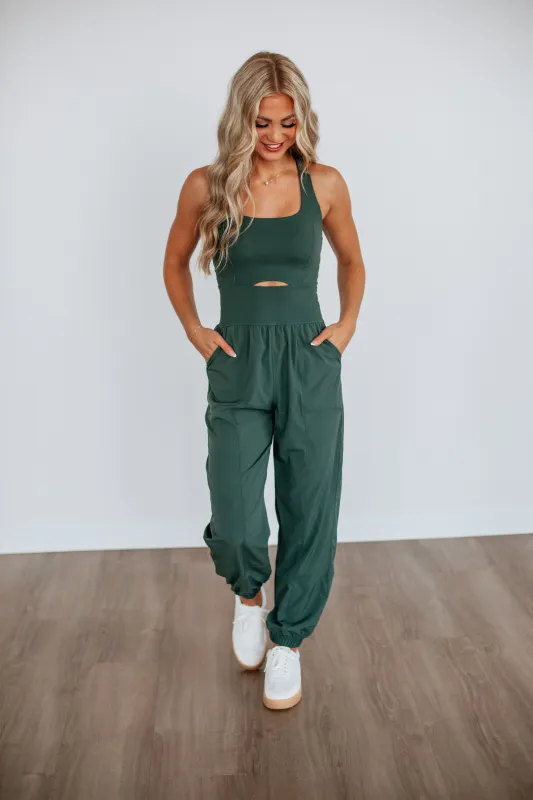 Averie Active Jumpsuit sold by Wild Oak Boutique