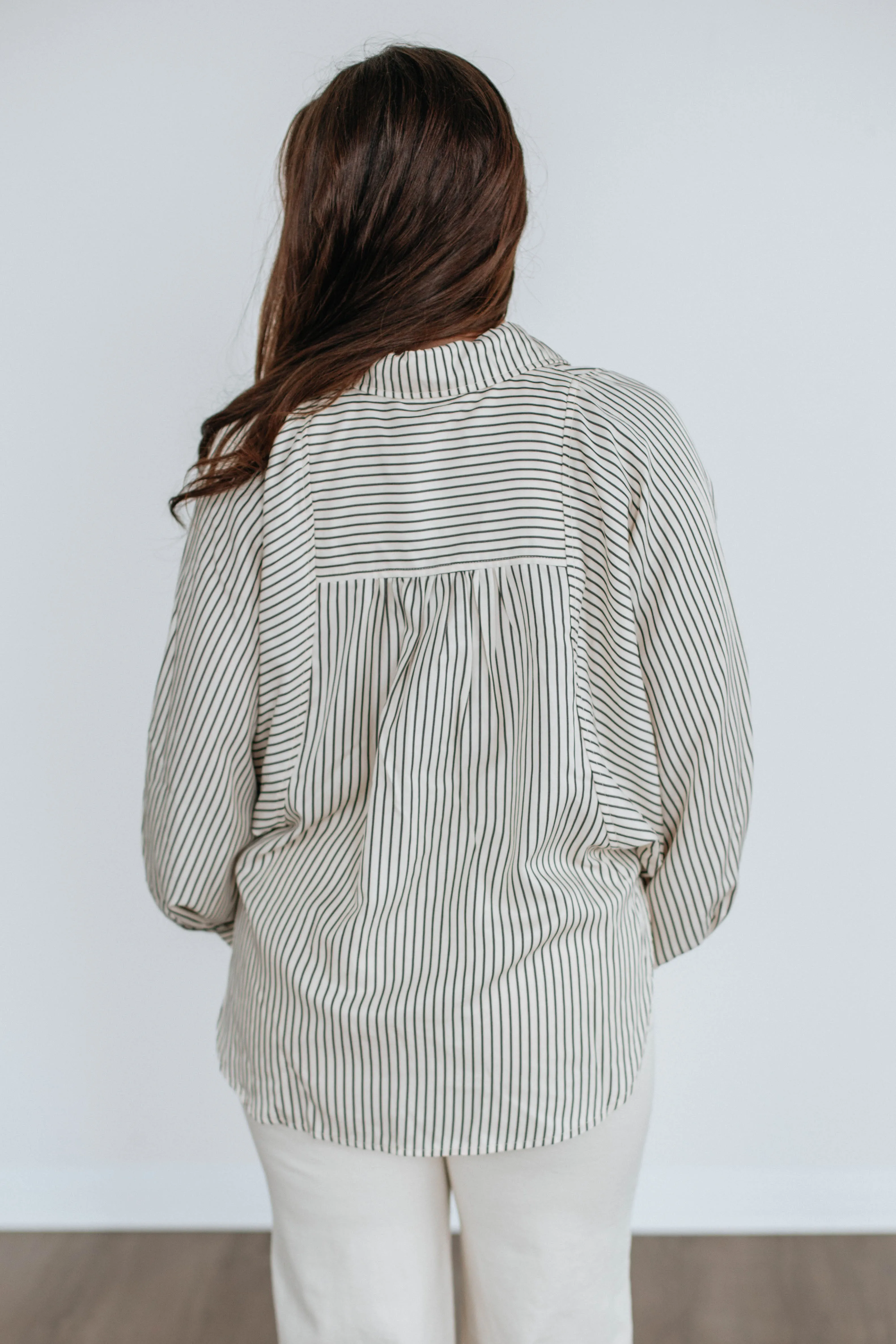 Rigley Striped Button Down sold by Wild Oak Boutique product image thumbnail 5