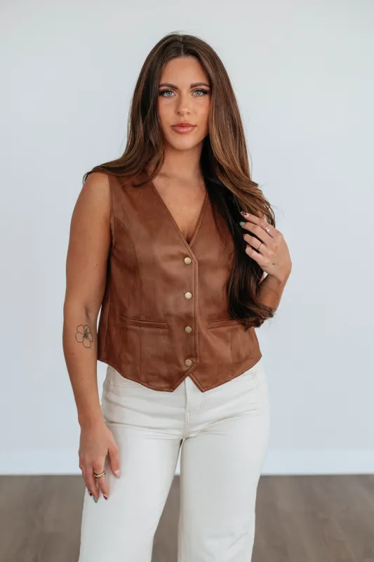 Kerra Vest Top sold by Wild Oak Boutique