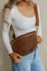 Patsy Checkered Bum Bag - Espresso sold by Wild Oak Boutique