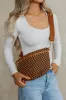Patsy Checkered Bum Bag - Espresso sold by Wild Oak Boutique