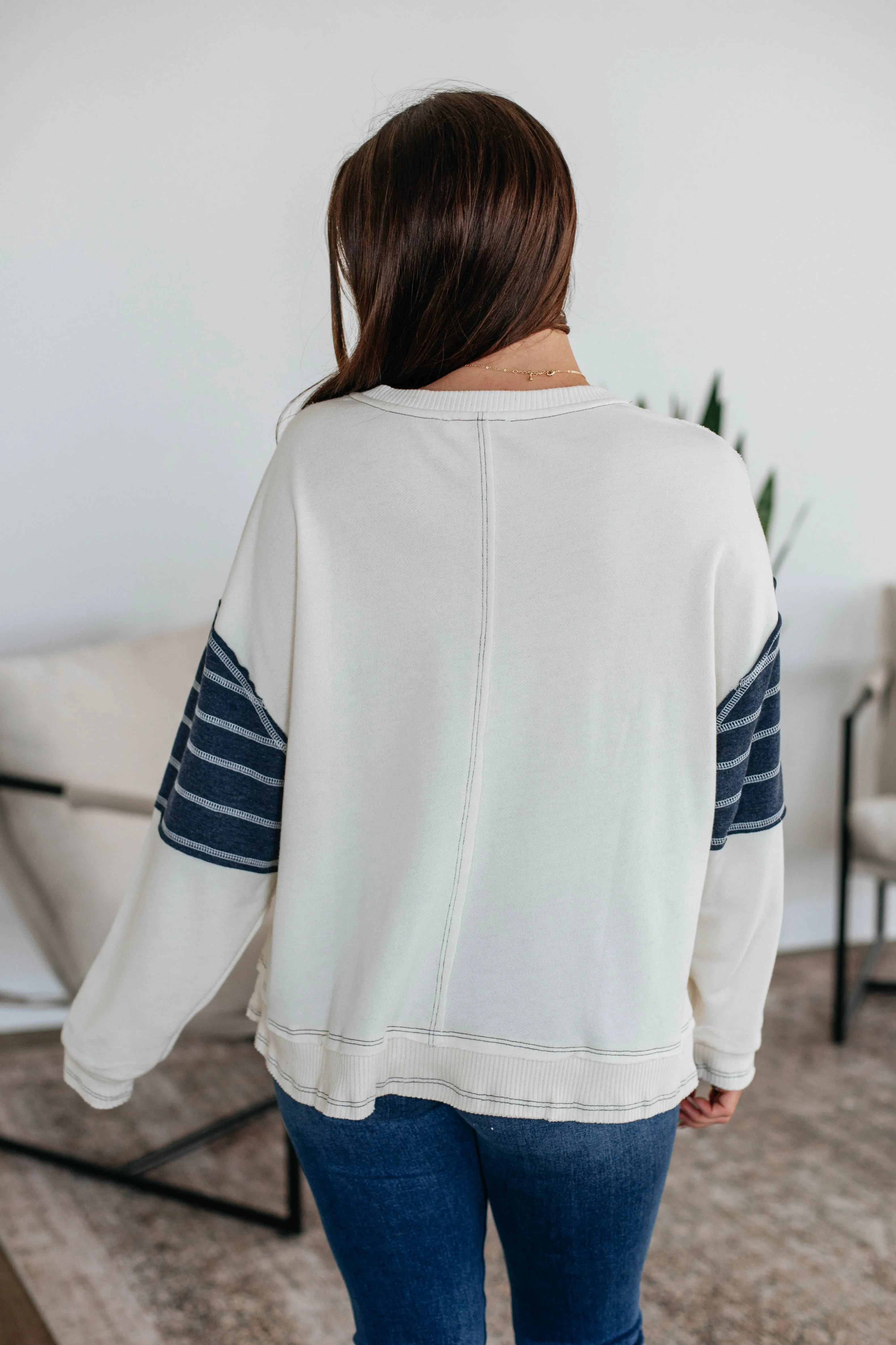 McKinley Striped Crewneck sold by Wild Oak Boutique product image thumbnail 5