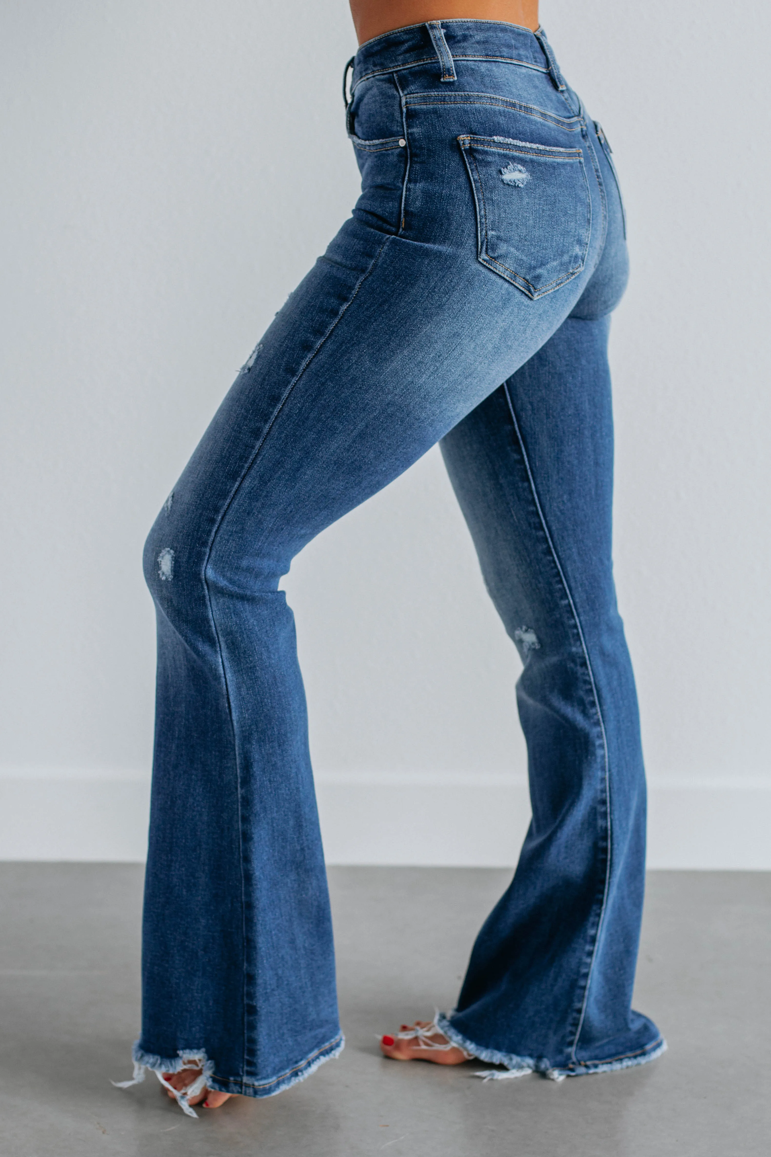 Samiya Risen Jeans - Dark Wash sold by Wild Oak Boutique product image thumbnail 5