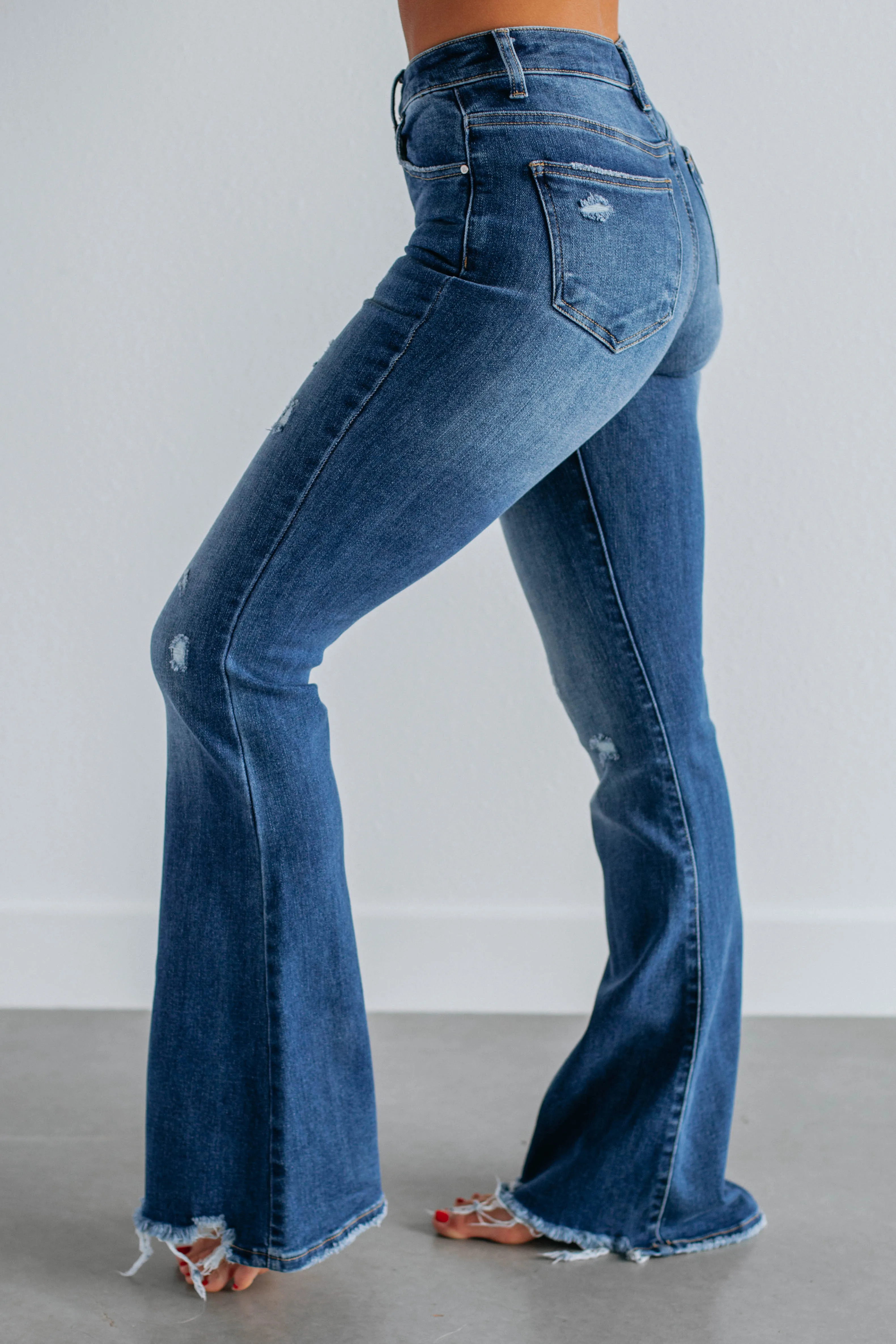 Samiya Risen Jeans - Dark Wash sold by Wild Oak Boutique product image thumbnail 2