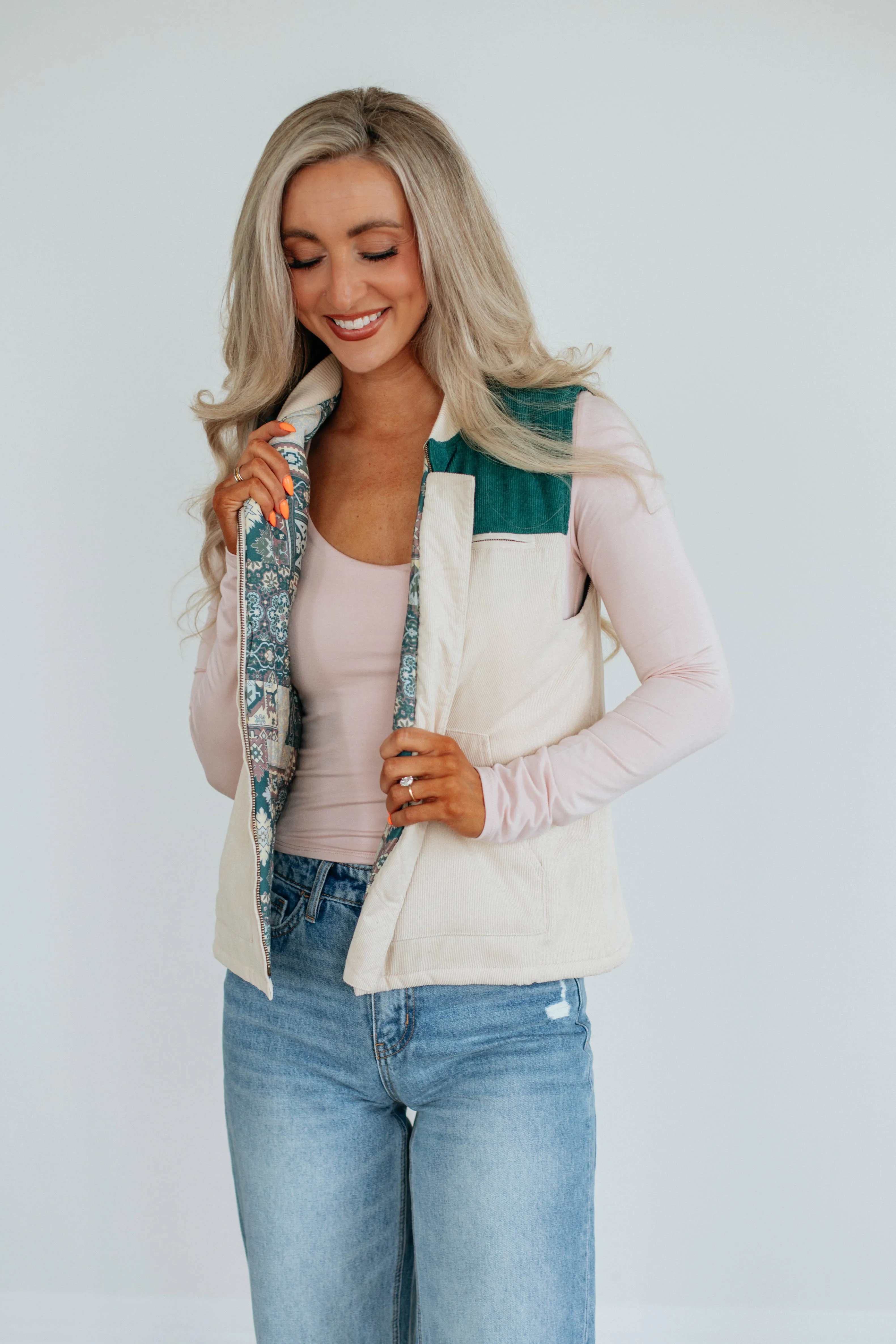 Townes Corduroy Vest sold by Wild Oak Boutique