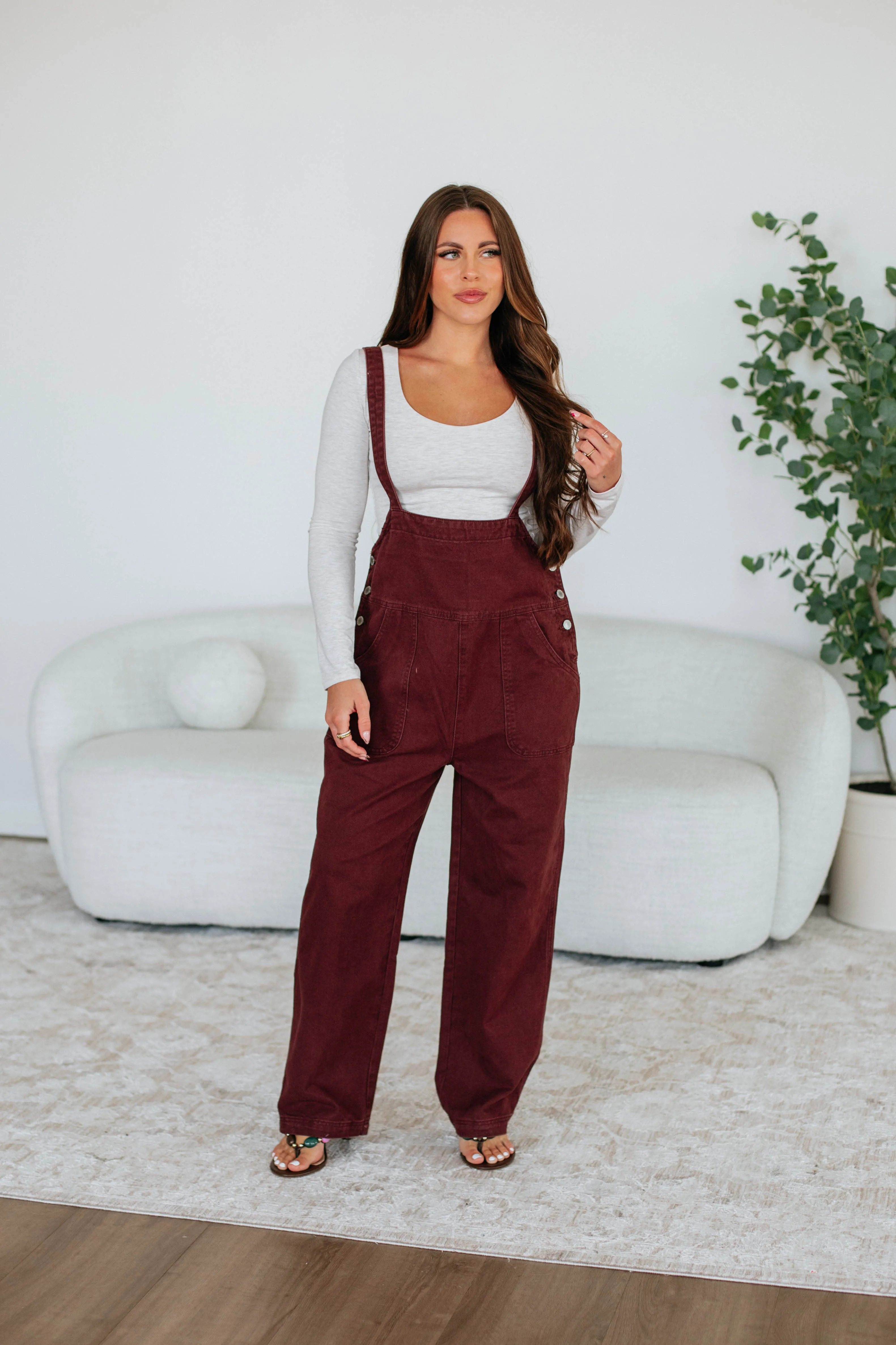 Tanza Denim Overalls sold by Wild Oak Boutique product image thumbnail 3