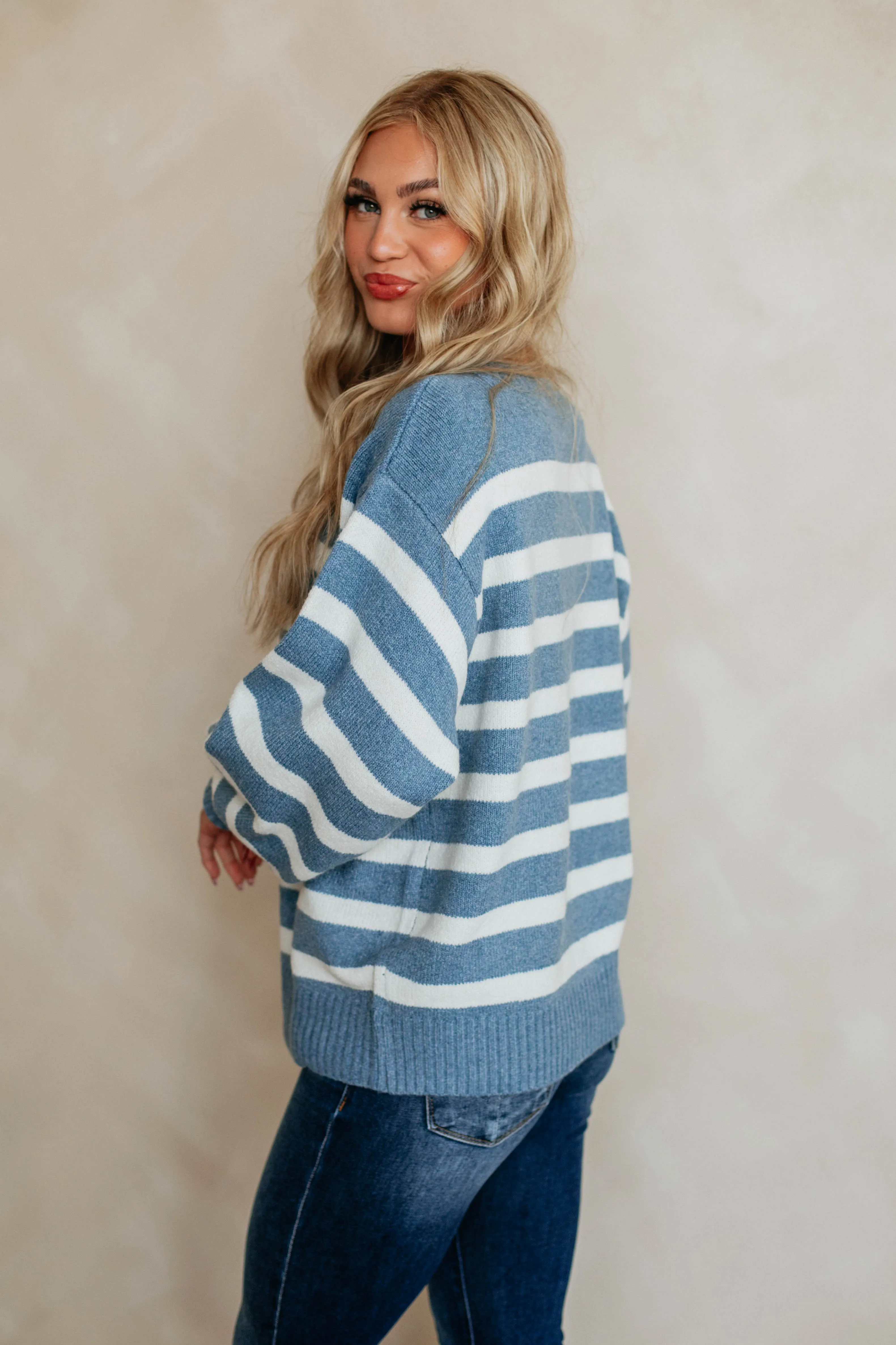 Saylor Striped Sweater sold by Wild Oak Boutique product image thumbnail 4