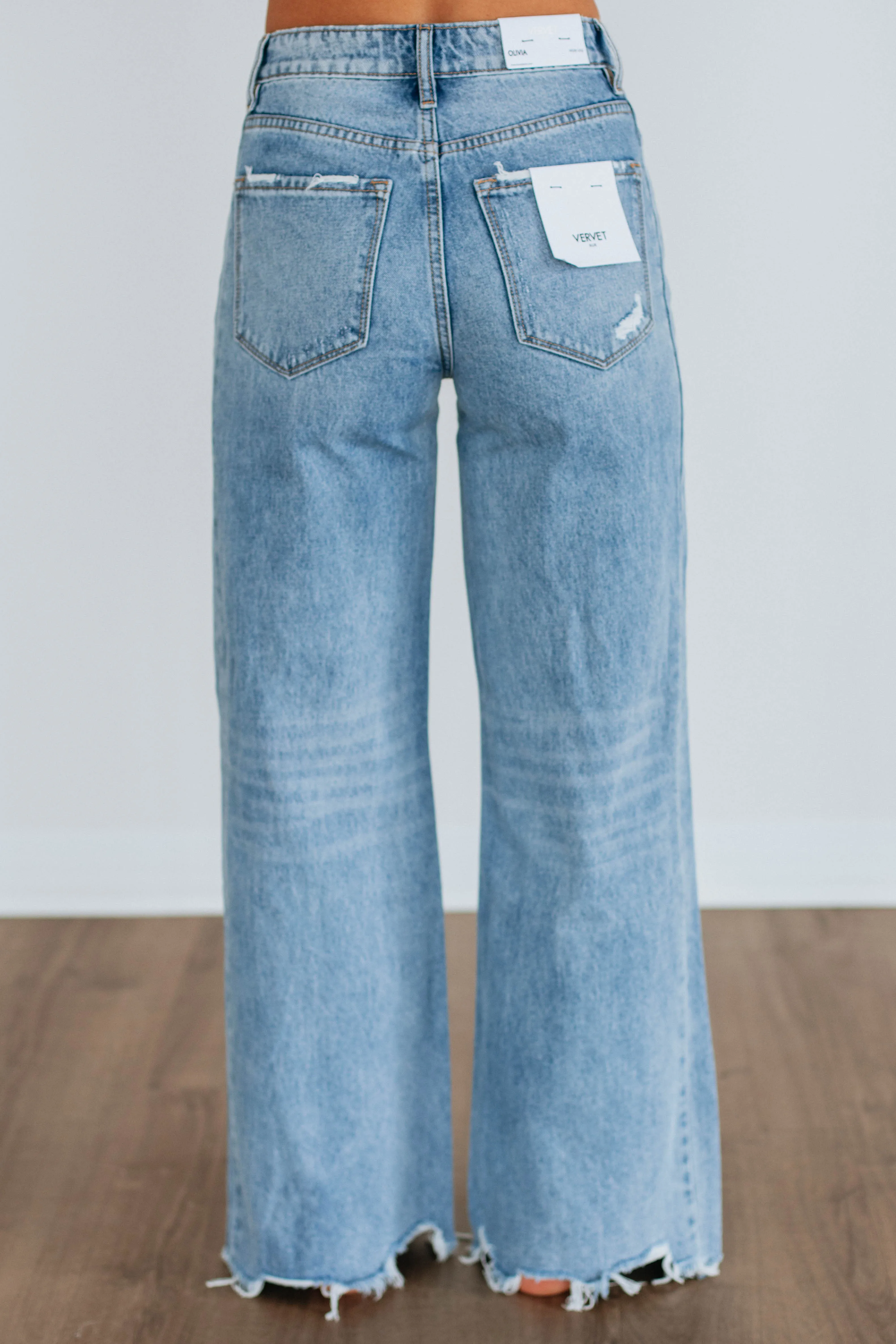 Olivia Vervet Jeans - Vibes sold by Wild Oak Boutique product image thumbnail 4