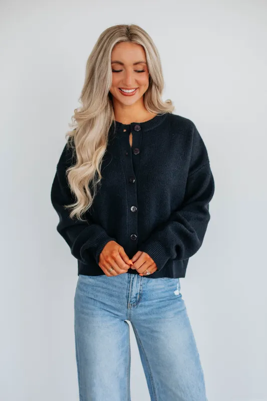 Kassi Cardigan - Navy sold by Wild Oak Boutique
