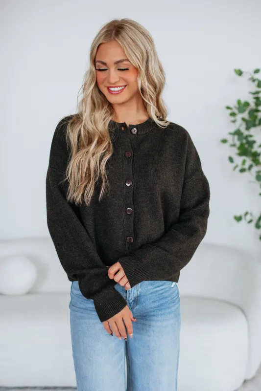 Kassi Cardigan - Coffee sold by Wild Oak Boutique