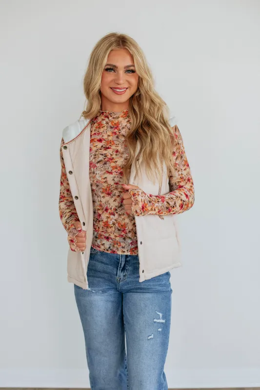 Kadyn Puffer Vest sold by Wild Oak Boutique